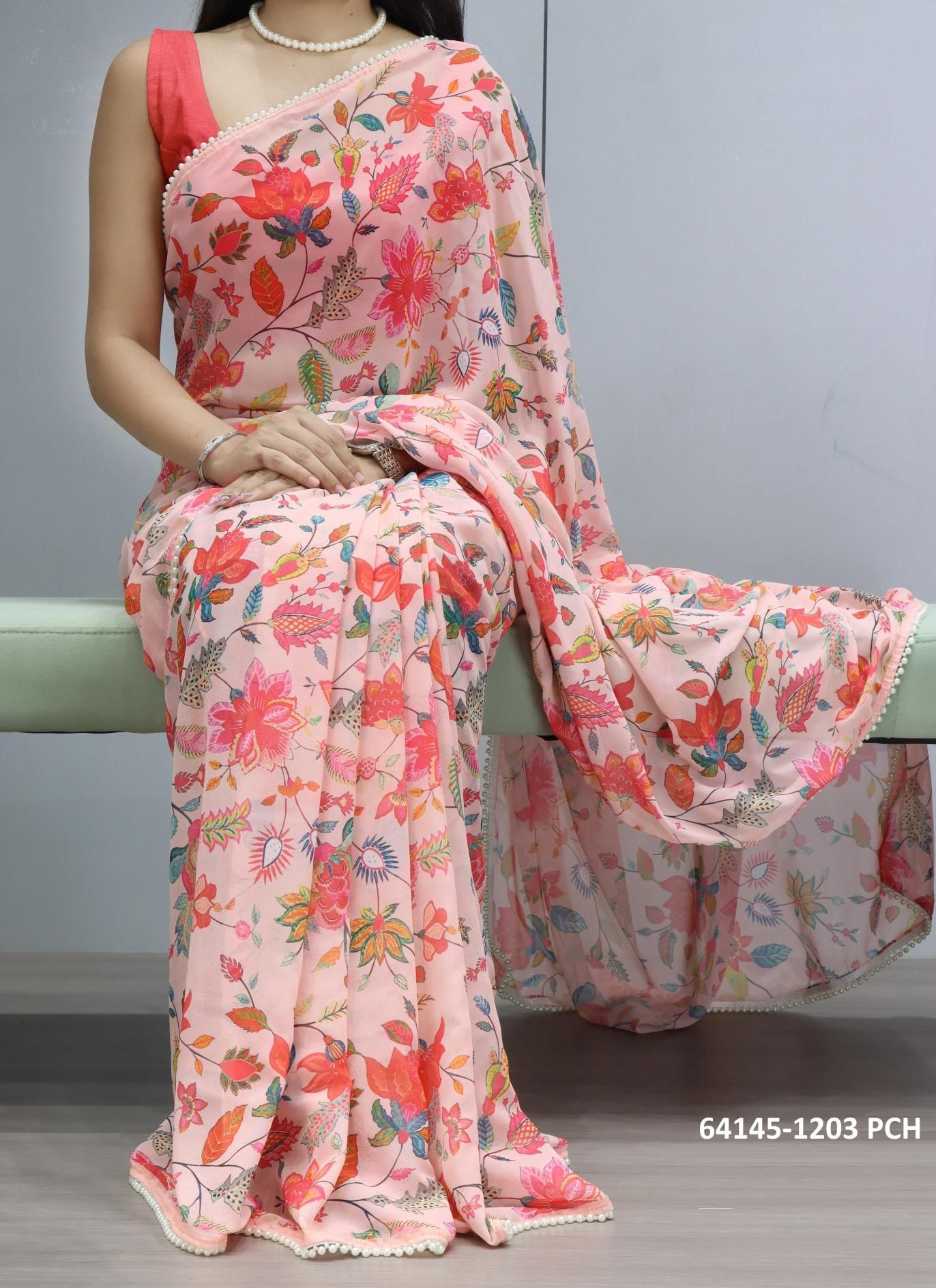 SERIES 1023 - Catalog # 64145 (Set of 3 Sarees)