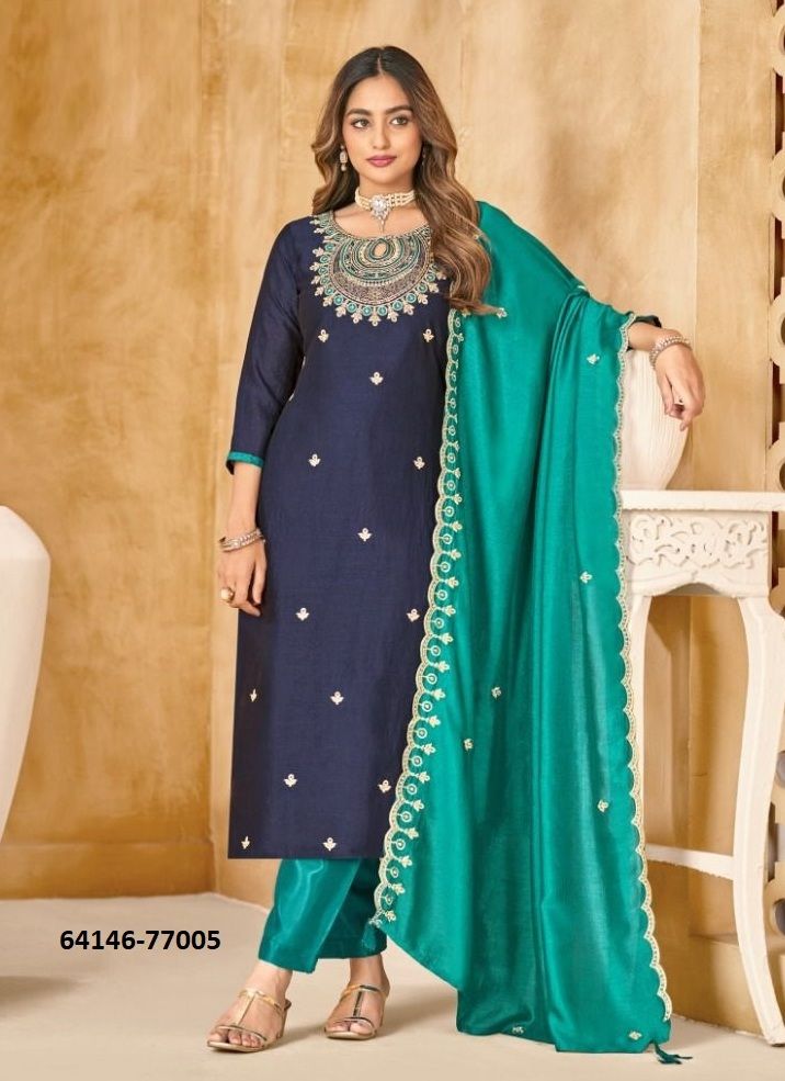 NAZARIYA - Catalog # 64146 (Set of 12 Readymade Salwar Suits) NAZARIYA - Catalog # 64146 (Set of 12 Readymade Salwar Suits)
