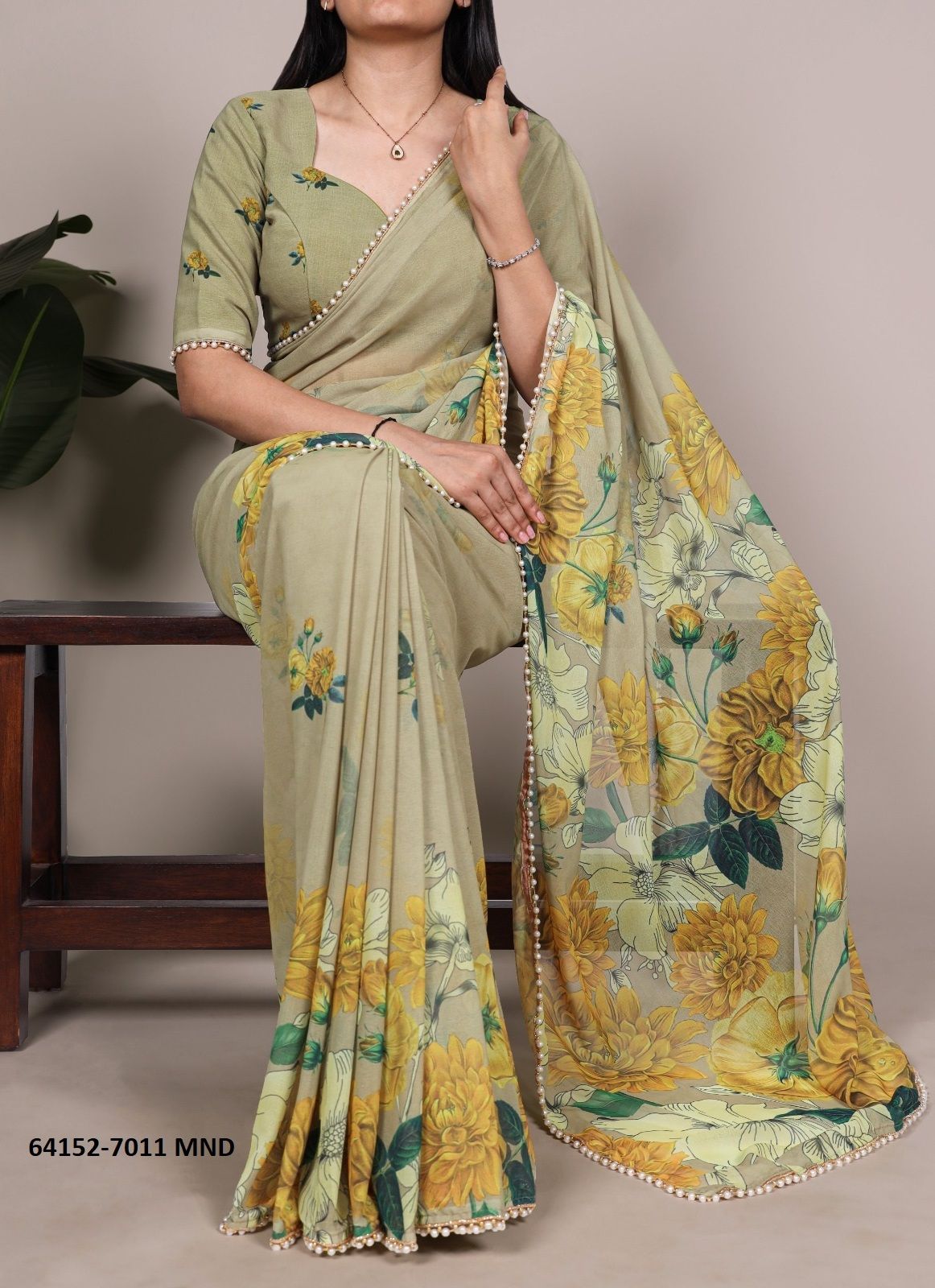 SERIES 7011 - Catalog # 64152 (Set of 4 Sarees)