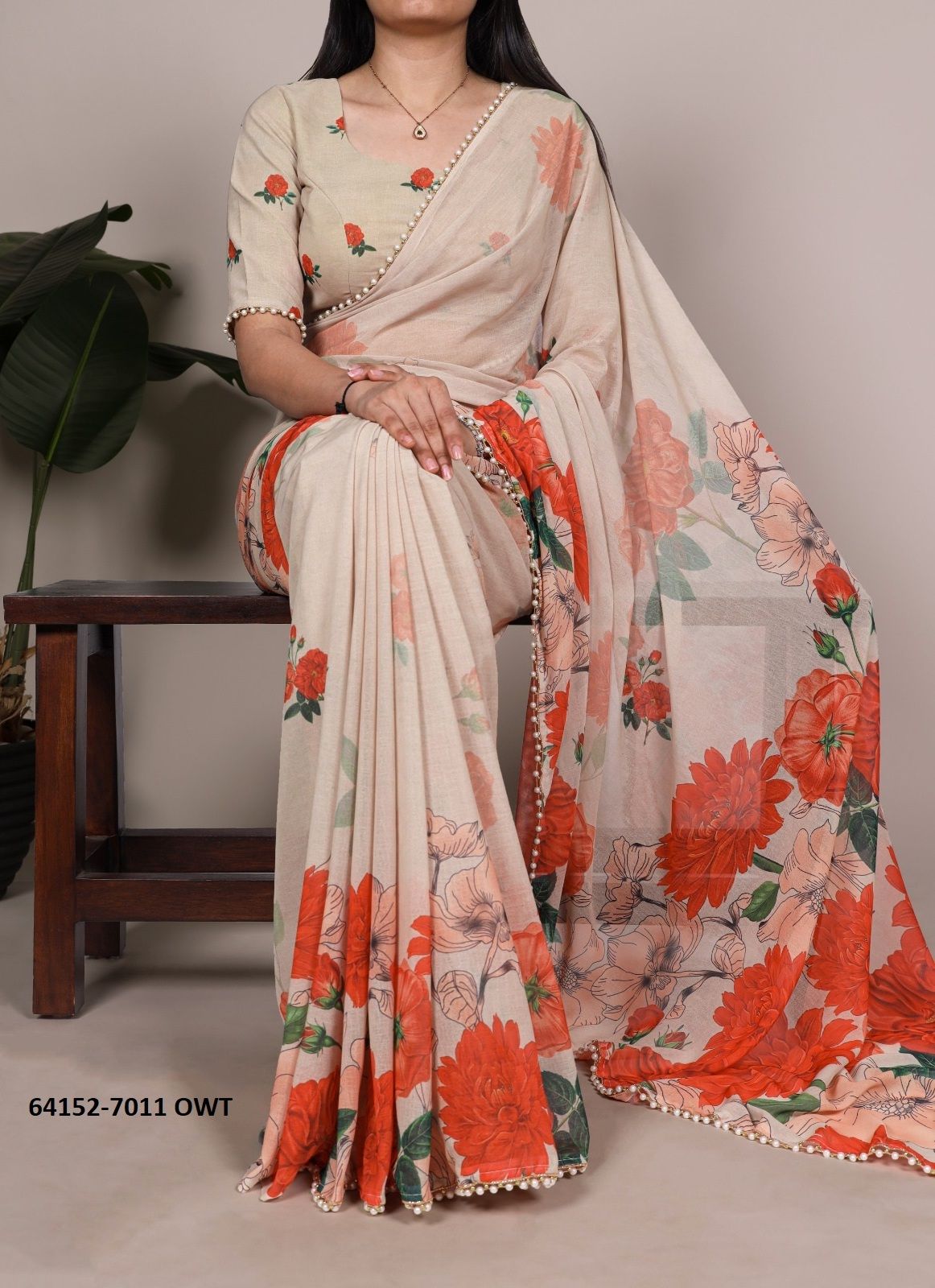 SERIES 7011 - Catalog # 64152 (Set of 4 Sarees)