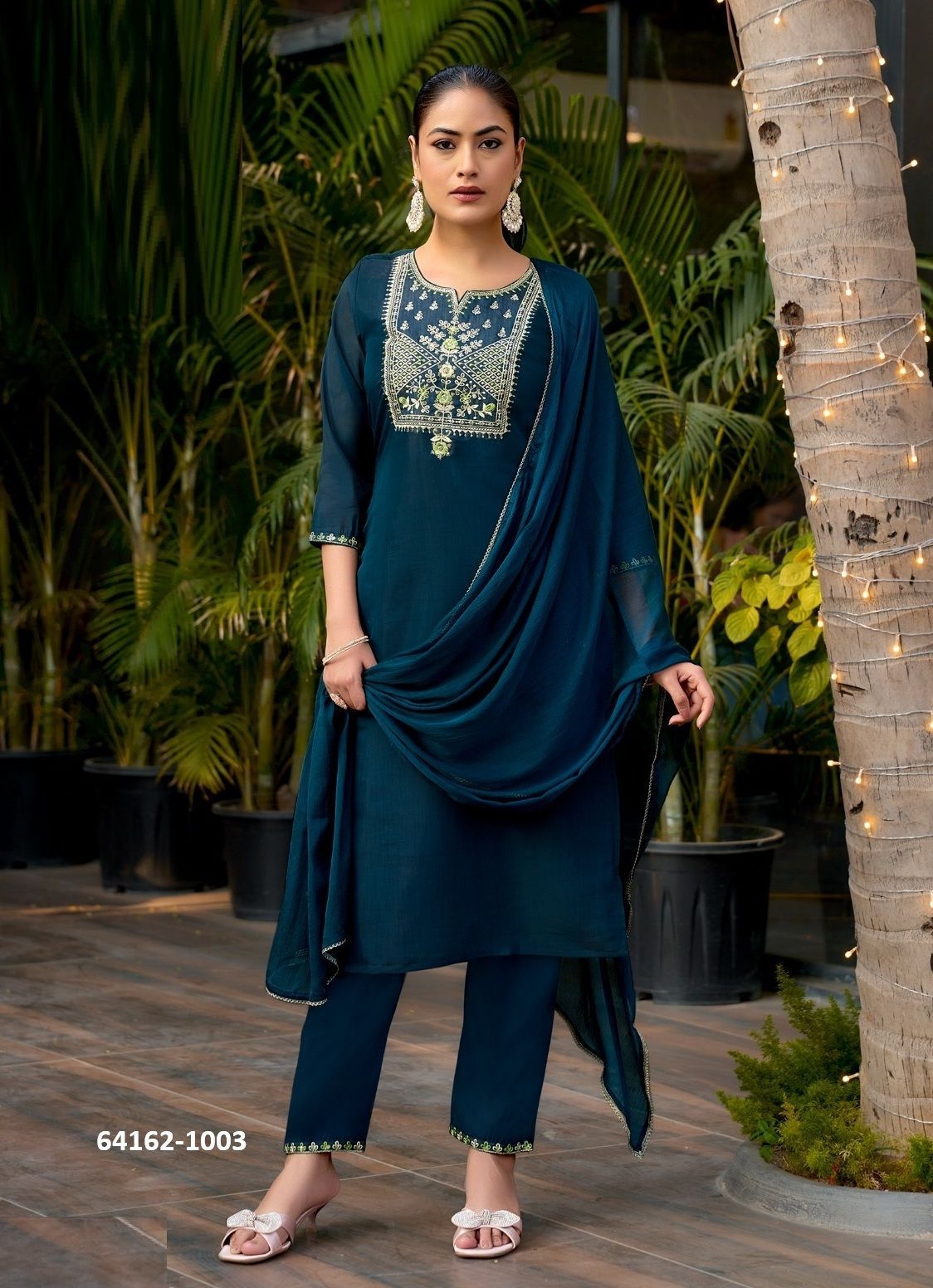 GULMOHAR 1 - Catalog # 64162 (Set of 8 Readymade Salwar Suits)