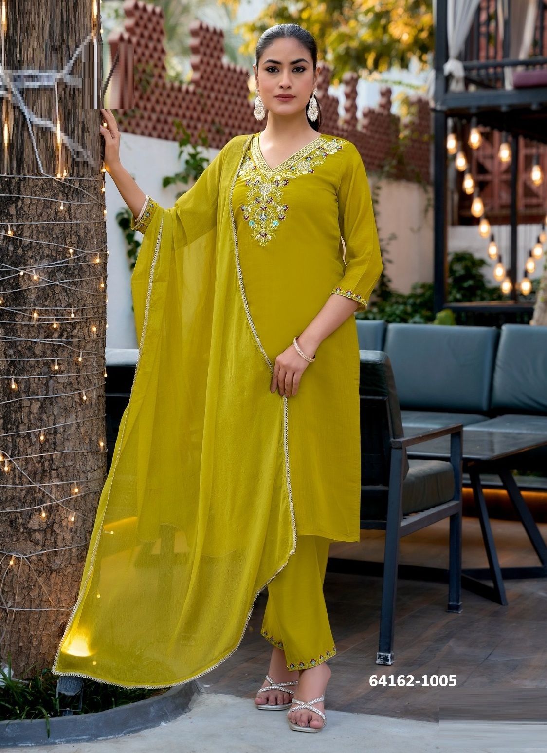 GULMOHAR 1 - Catalog # 64162 (Set of 8 Readymade Salwar Suits)