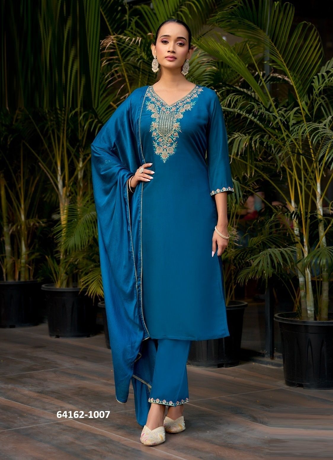 GULMOHAR 1 - Catalog # 64162 (Set of 8 Readymade Salwar Suits)