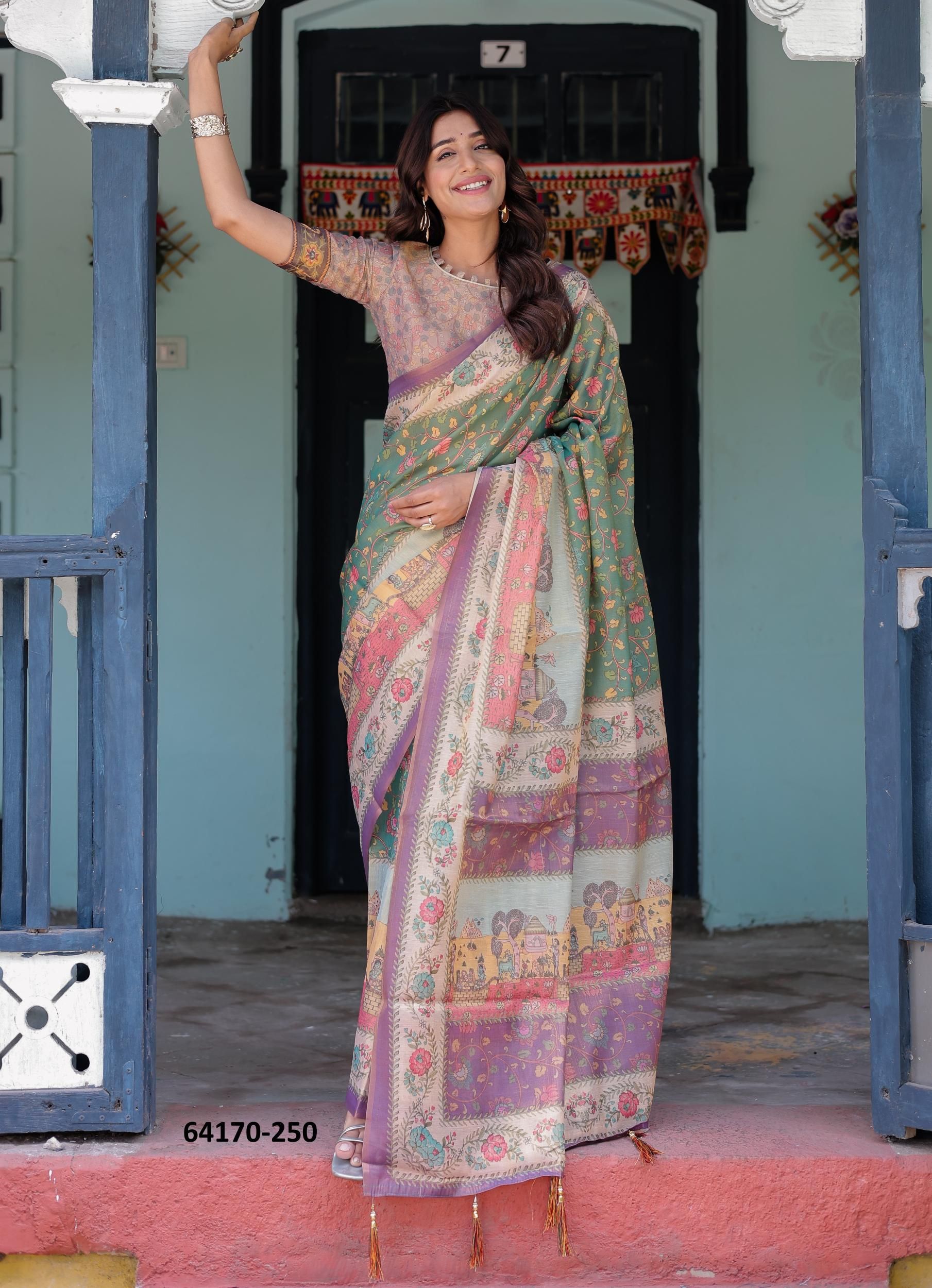 SERIES 246 - Catalog # 64170 (Set of 10 Sarees) SERIES 246 - Catalog # 64170 (Set of 10 Sarees)