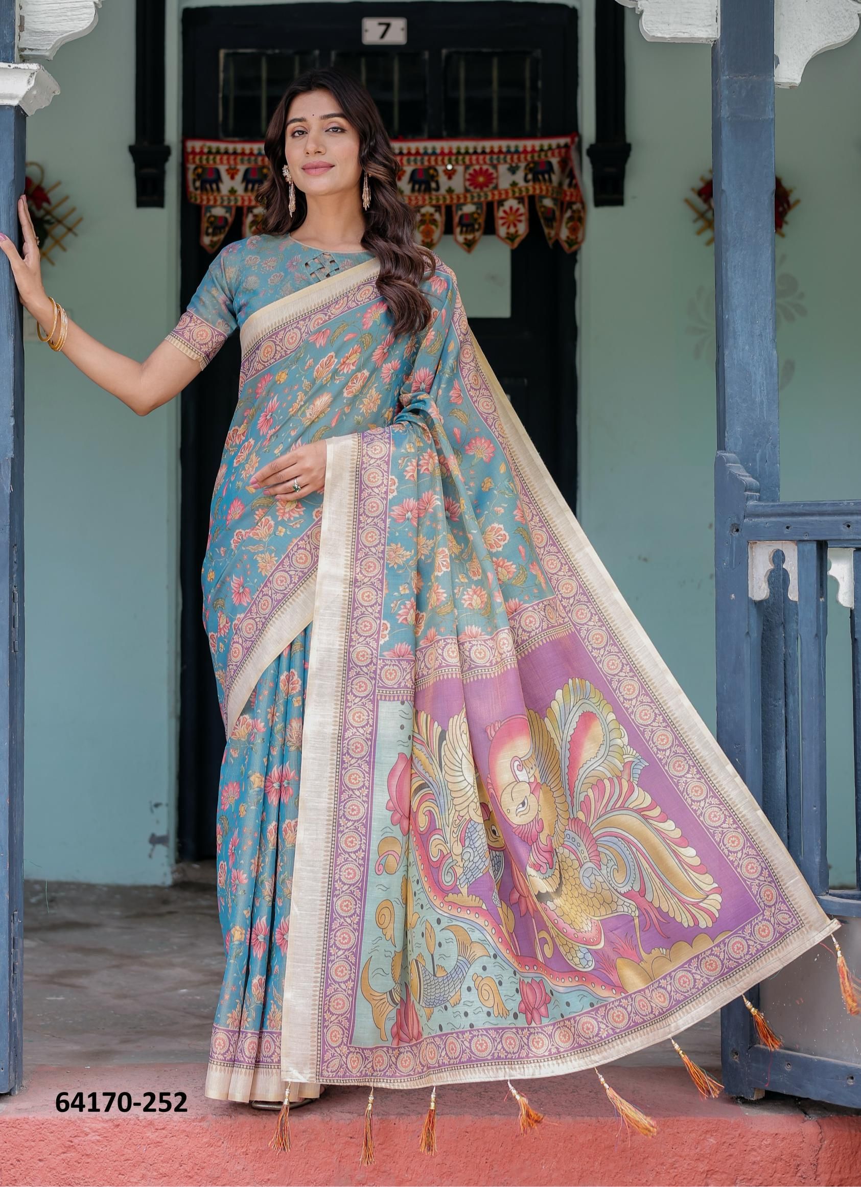 SERIES 246 - Catalog # 64170 (Set of 10 Sarees) SERIES 246 - Catalog # 64170 (Set of 10 Sarees)