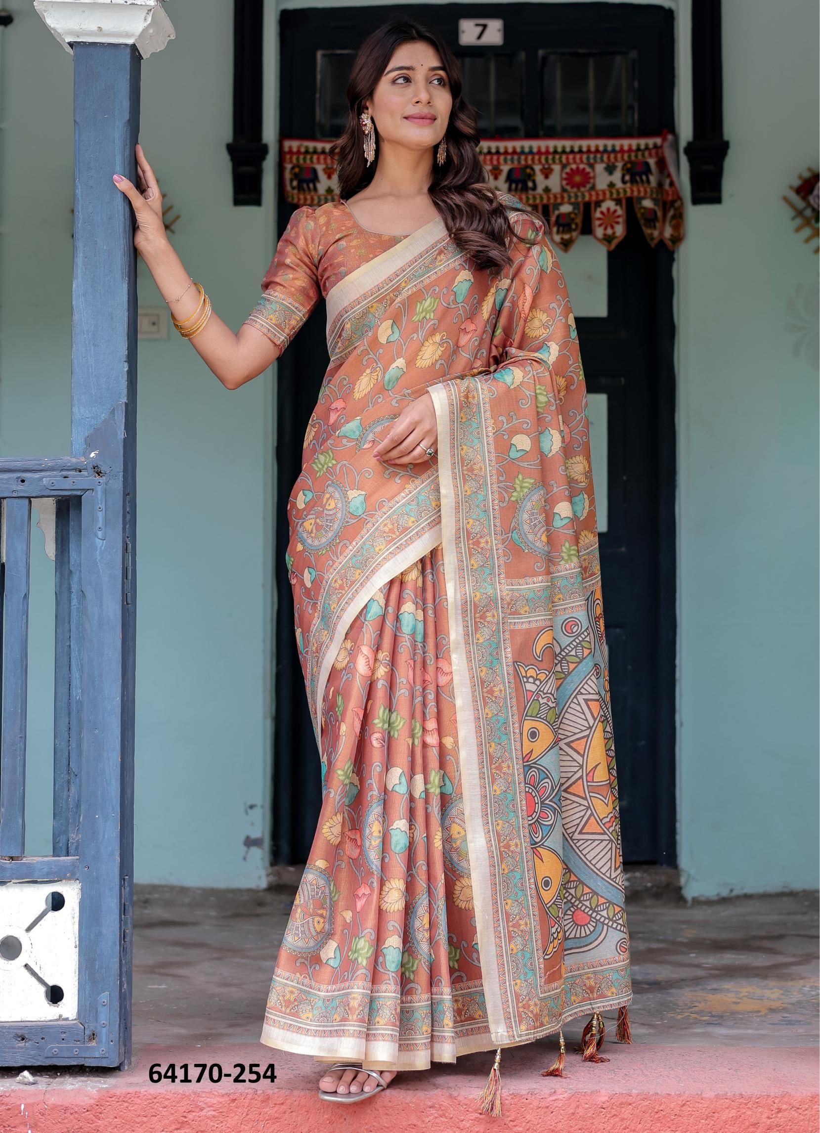 SERIES 246 - Catalog # 64170 (Set of 10 Sarees) SERIES 246 - Catalog # 64170 (Set of 10 Sarees)