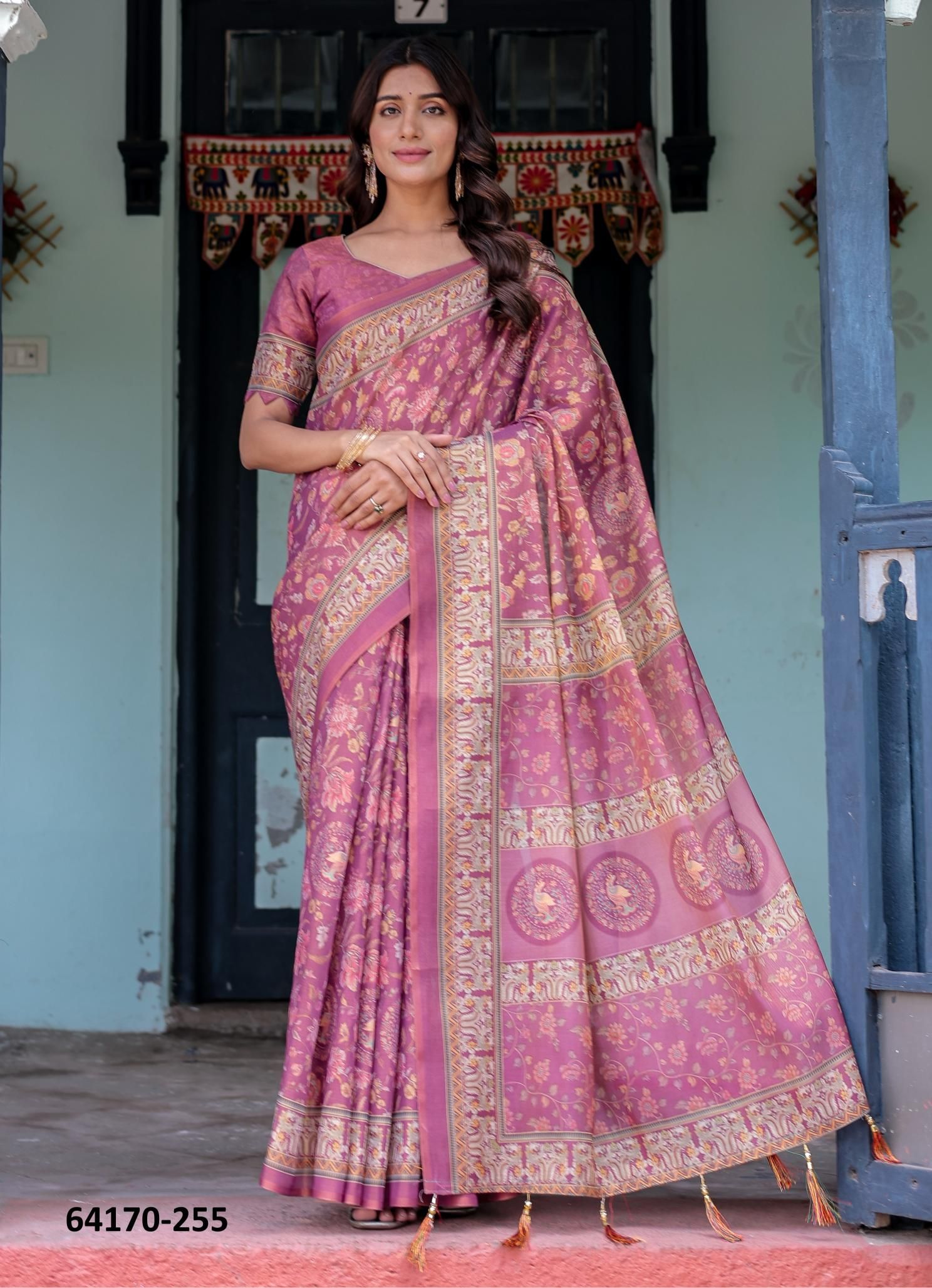 SERIES 246 - Catalog # 64170 (Set of 10 Sarees) SERIES 246 - Catalog # 64170 (Set of 10 Sarees)