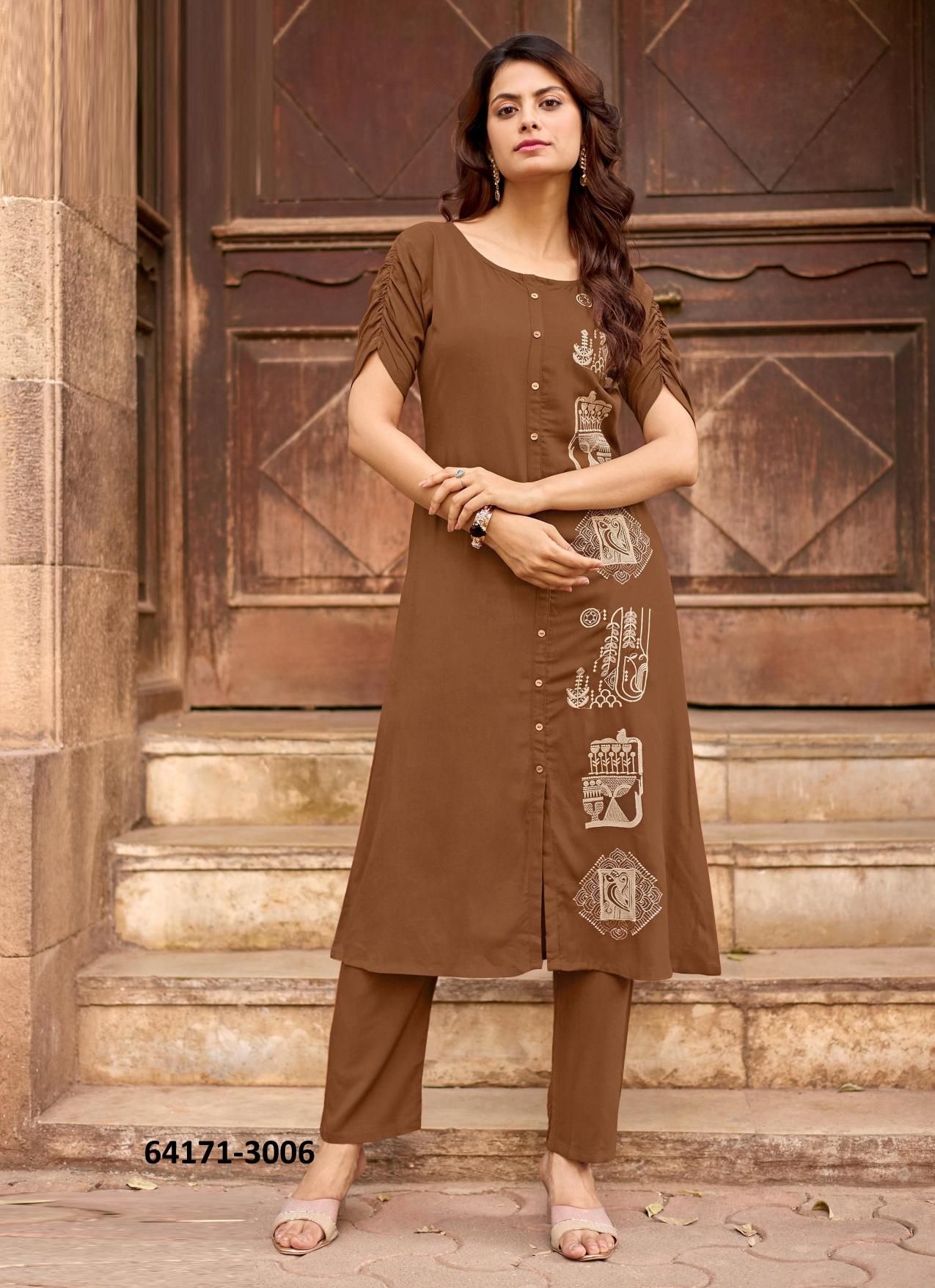 BAAWRI - Catalog # 64171 (Set of 6 Tops With Bottoms)