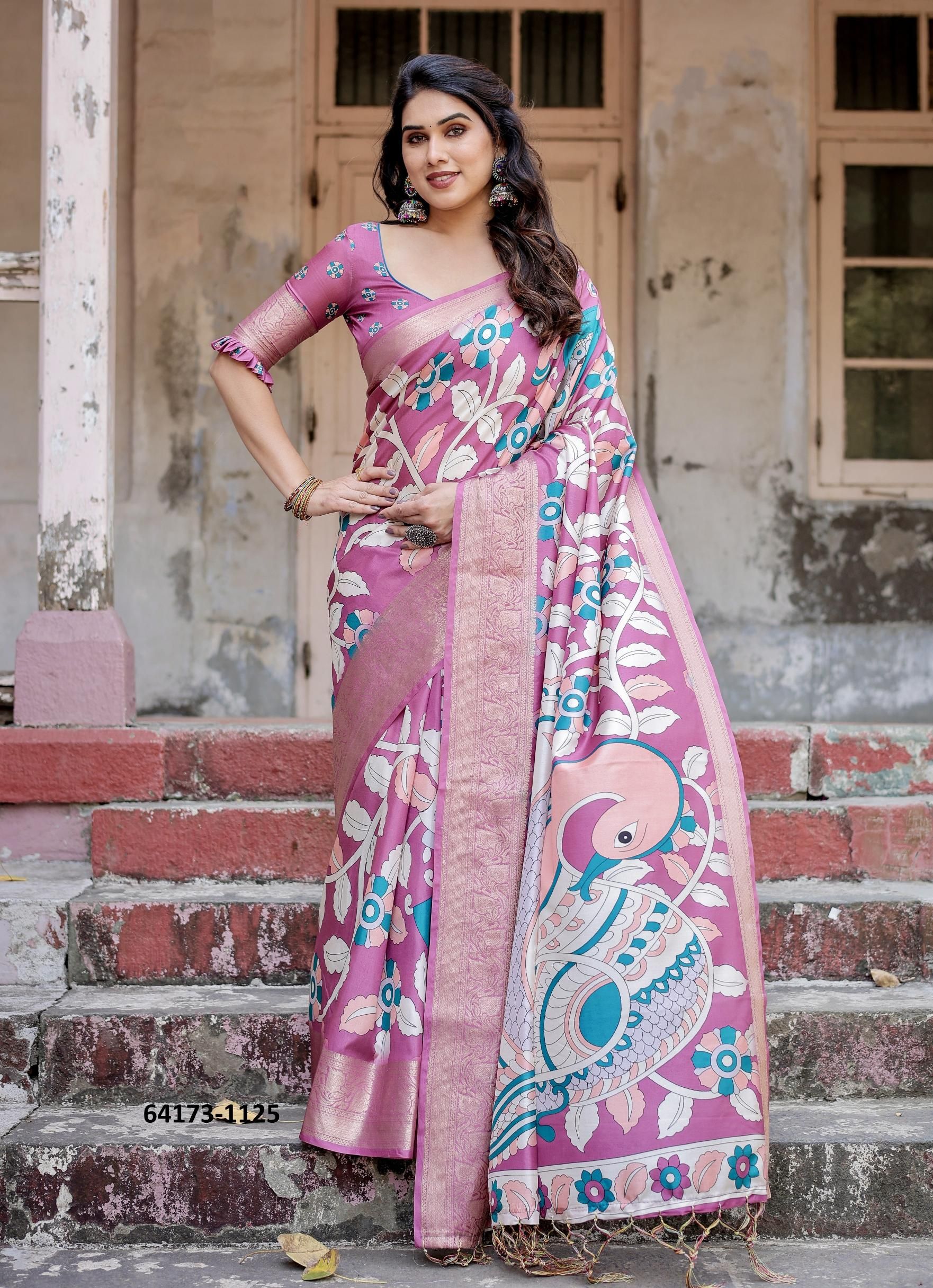 TUSSER SILK VARSHA 1121 - Catalog # 64173 (Set of 9 Sarees) TUSSER SILK VARSHA 1121 - Catalog # 64173 (Set of 9 Sarees)