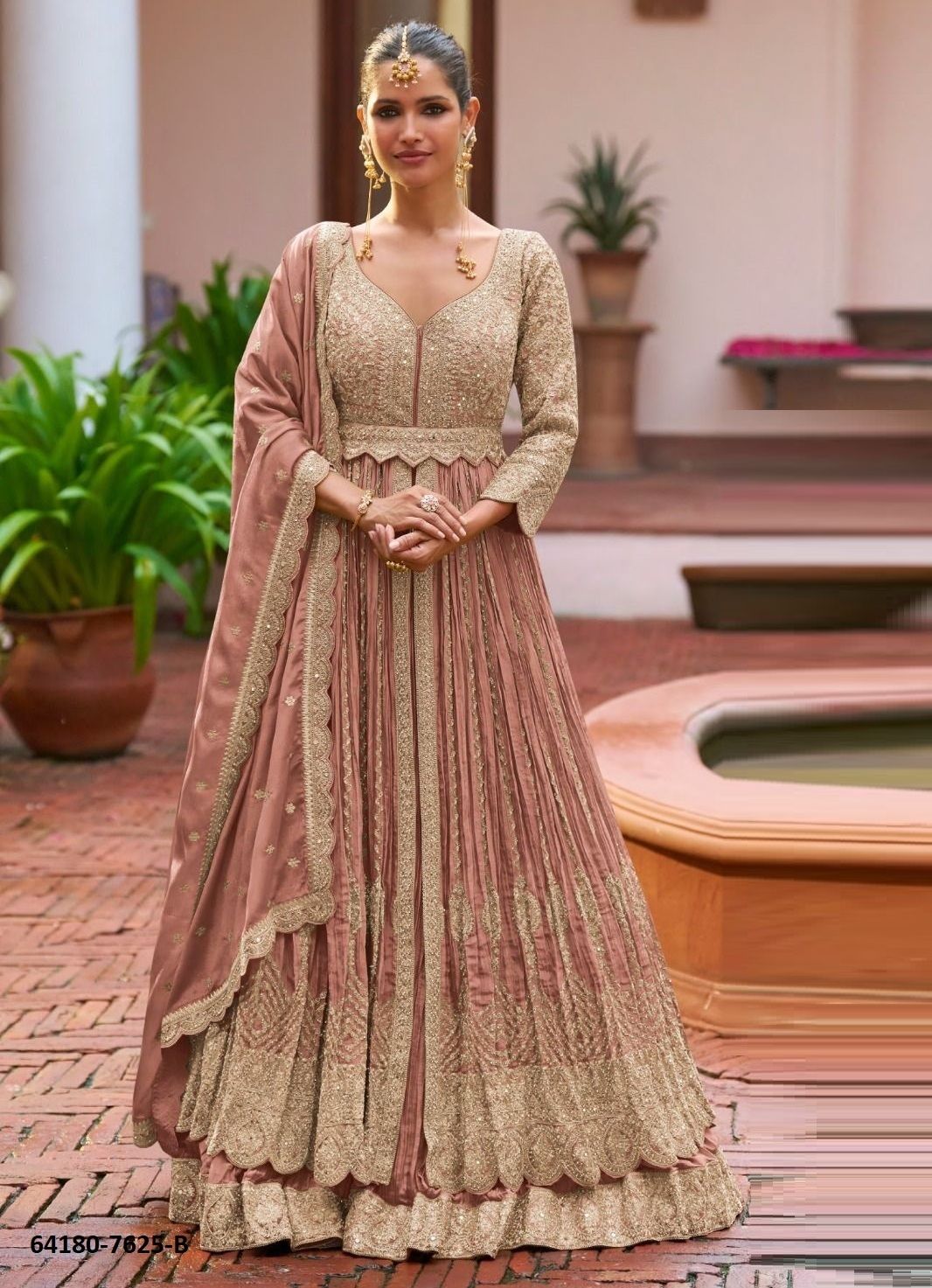 MEENAT - Catalog # 64180 (Set of 3 Indo-Western Outfits) MEENAT - Catalog # 64180 (Set of 3 Indo-Western Outfits)