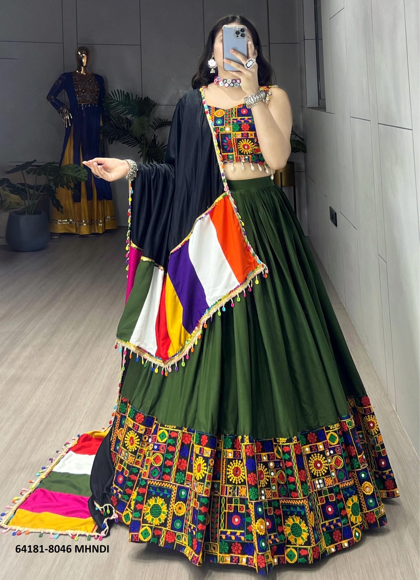 SERIES 8046 - Catalog # 64181 (Set of 8 Readymade Lehengas) SERIES 8046 - Catalog # 64181 (Set of 8 Readymade Lehengas)