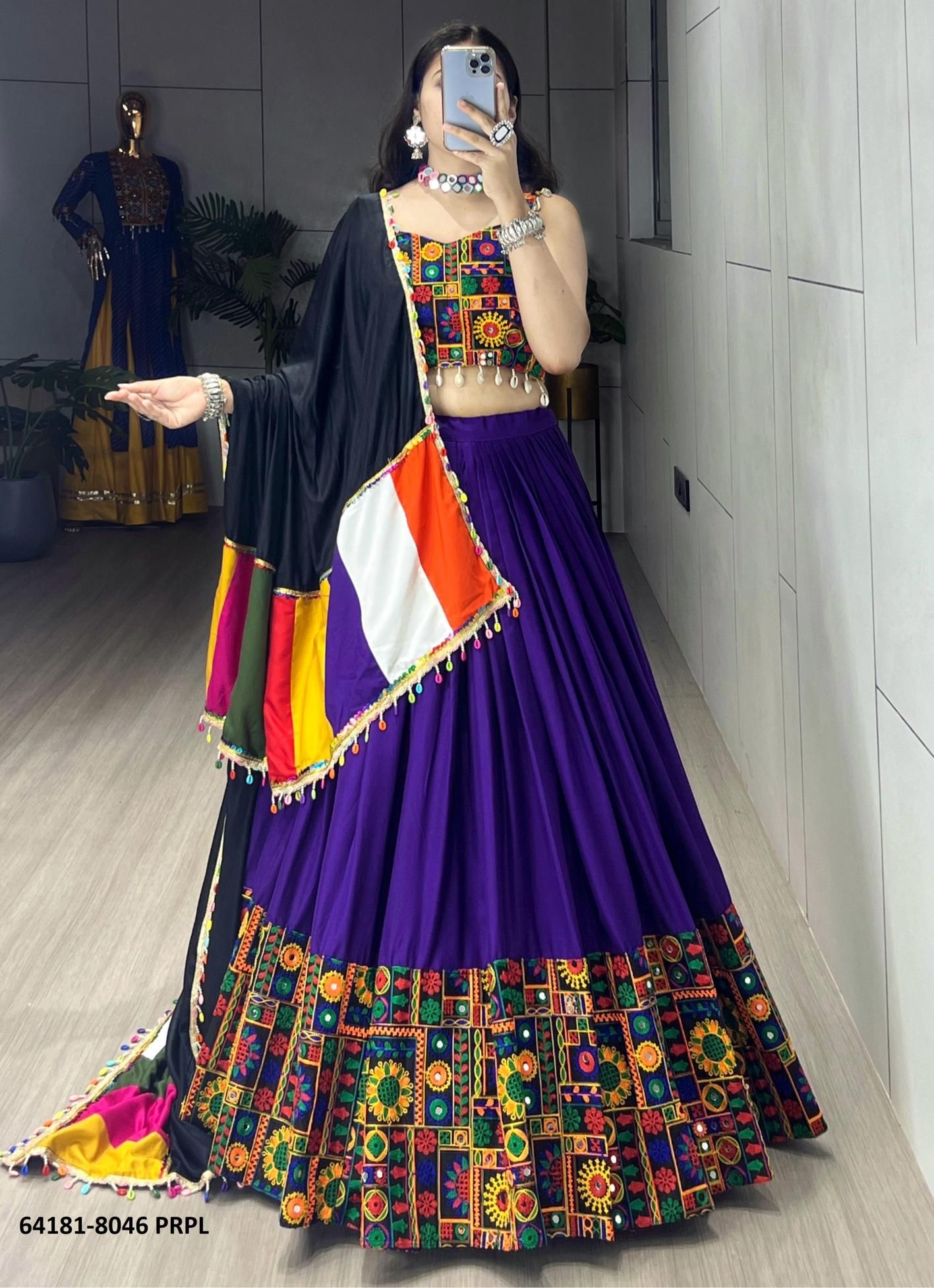 SERIES 8046 - Catalog # 64181 (Set of 8 Readymade Lehengas) SERIES 8046 - Catalog # 64181 (Set of 8 Readymade Lehengas)