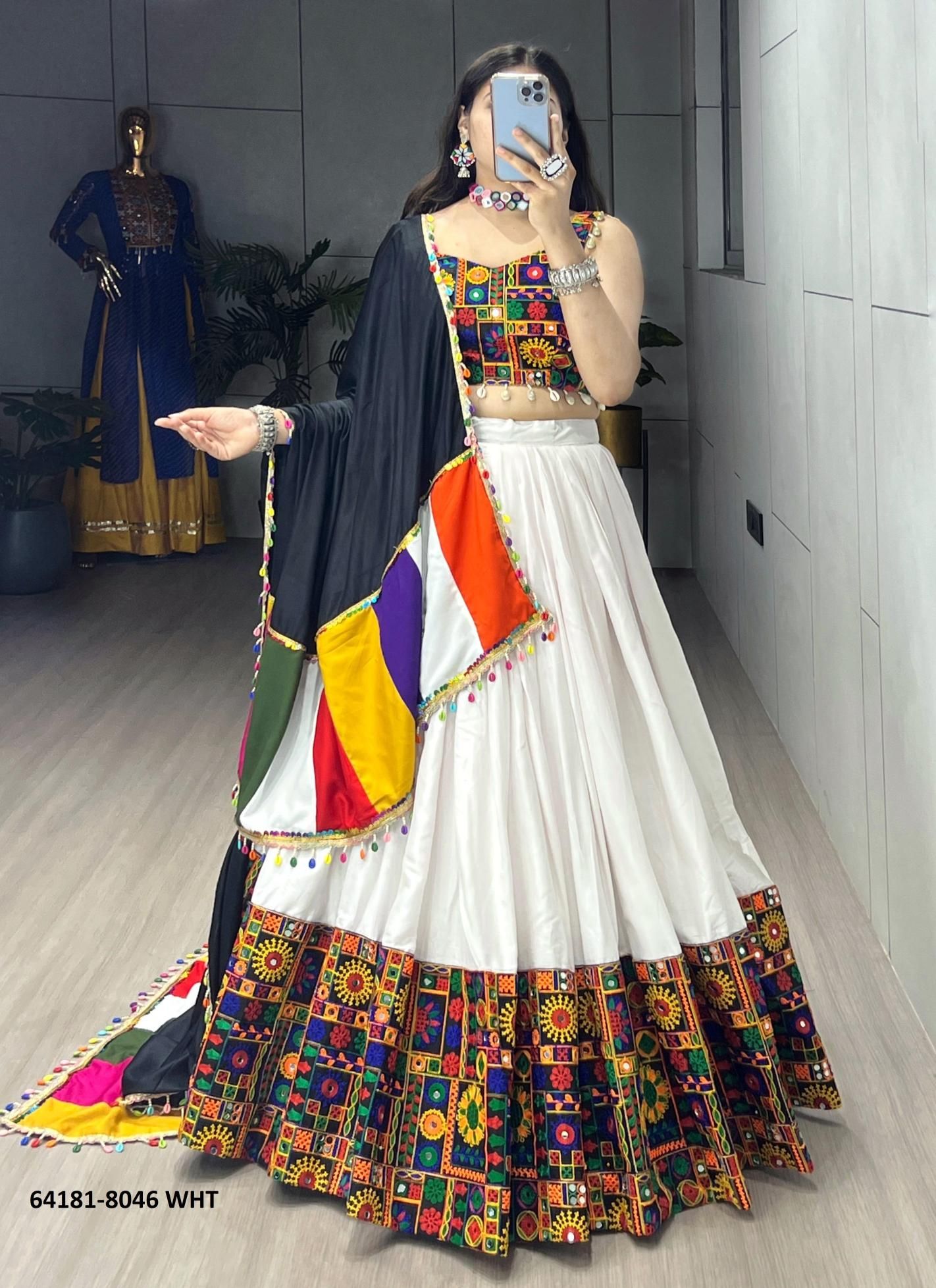 SERIES 8046 - Catalog # 64181 (Set of 8 Readymade Lehengas) SERIES 8046 - Catalog # 64181 (Set of 8 Readymade Lehengas)