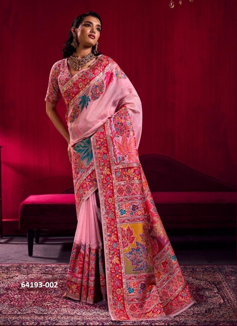 PURE KASHMIRI 3 - Catalog # 64193 (Set of 6 Sarees) PURE KASHMIRI 3 - Catalog # 64193 (Set of 6 Sarees)