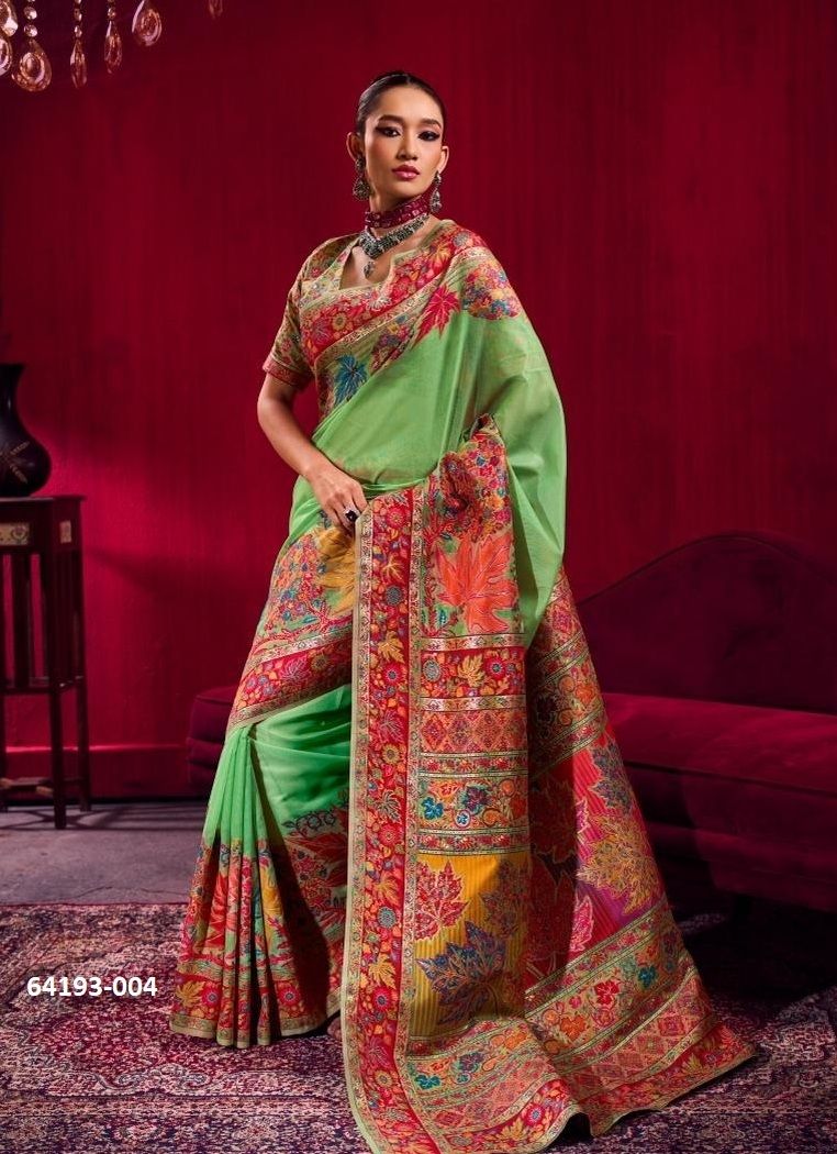 PURE KASHMIRI 3 - Catalog # 64193 (Set of 6 Sarees) PURE KASHMIRI 3 - Catalog # 64193 (Set of 6 Sarees)