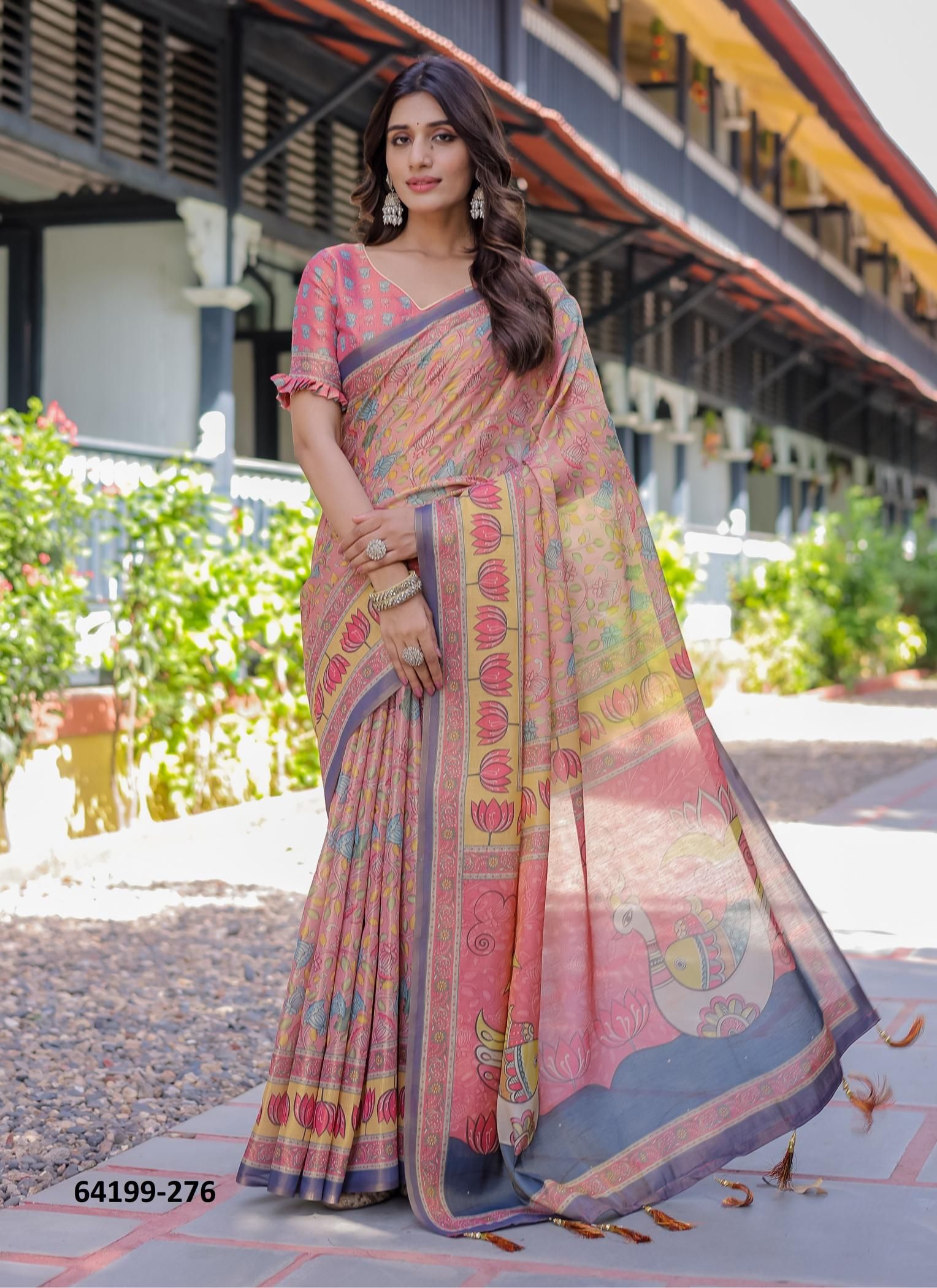 HANDLOOM COTTON SERIES 276-285 - Catalog # 64199 (Set of 10 Sarees) HANDLOOM COTTON SERIES 276-285 - Catalog # 64199 (Set of 10 Sarees)