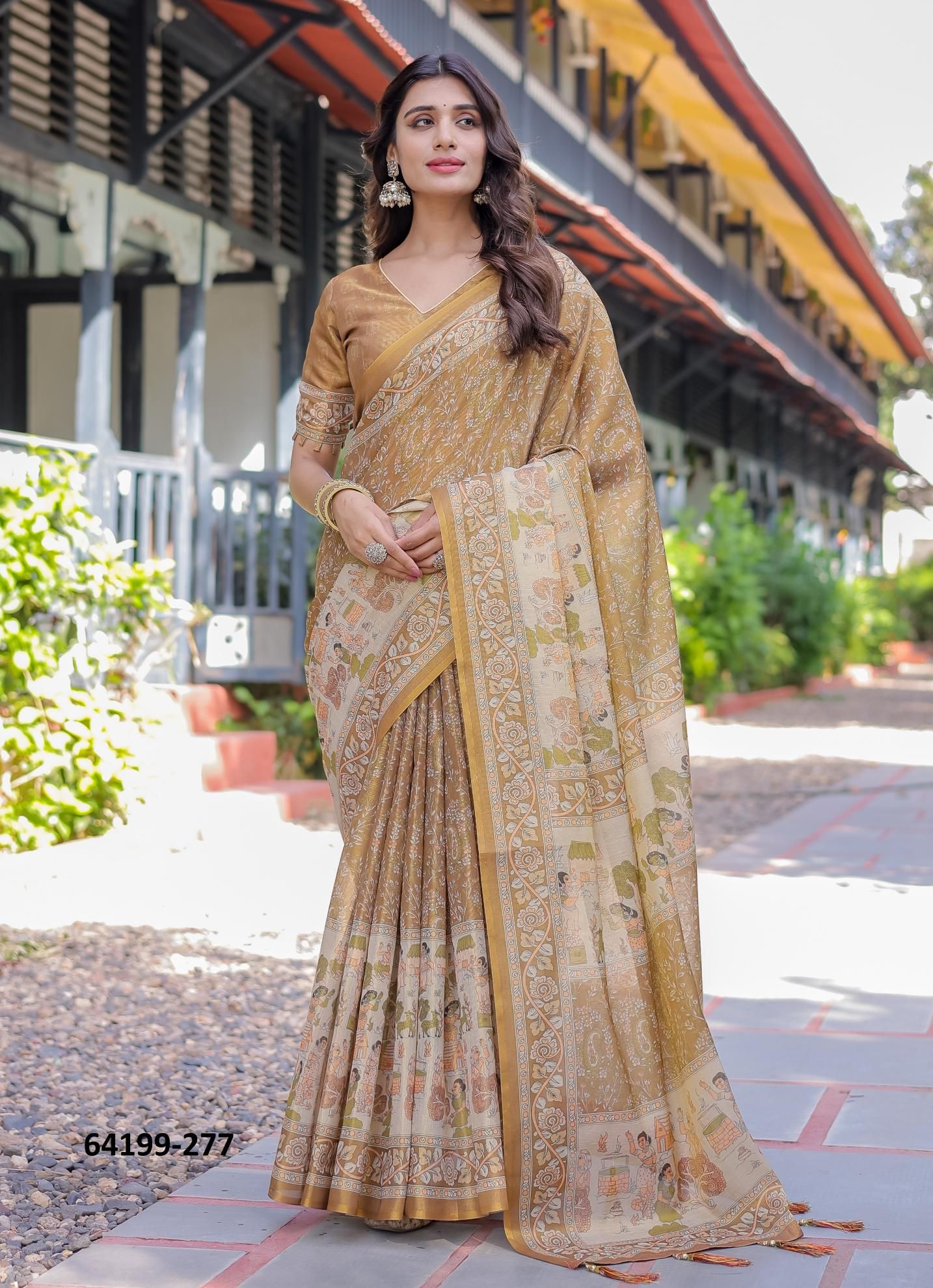 HANDLOOM COTTON SERIES 276-285 - Catalog # 64199 (Set of 10 Sarees) HANDLOOM COTTON SERIES 276-285 - Catalog # 64199 (Set of 10 Sarees)
