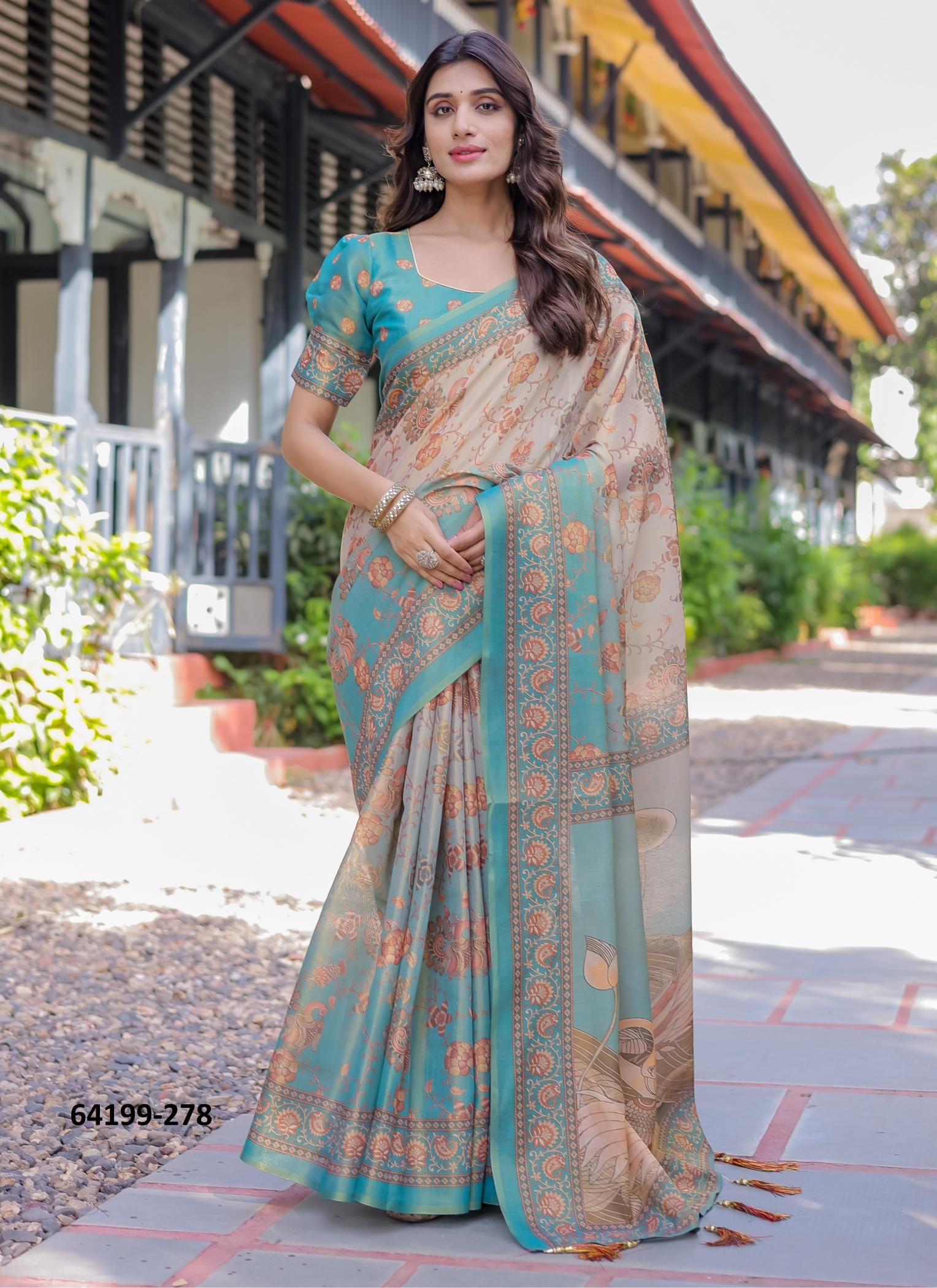 HANDLOOM COTTON SERIES 276-285 - Catalog # 64199 (Set of 10 Sarees) HANDLOOM COTTON SERIES 276-285 - Catalog # 64199 (Set of 10 Sarees)