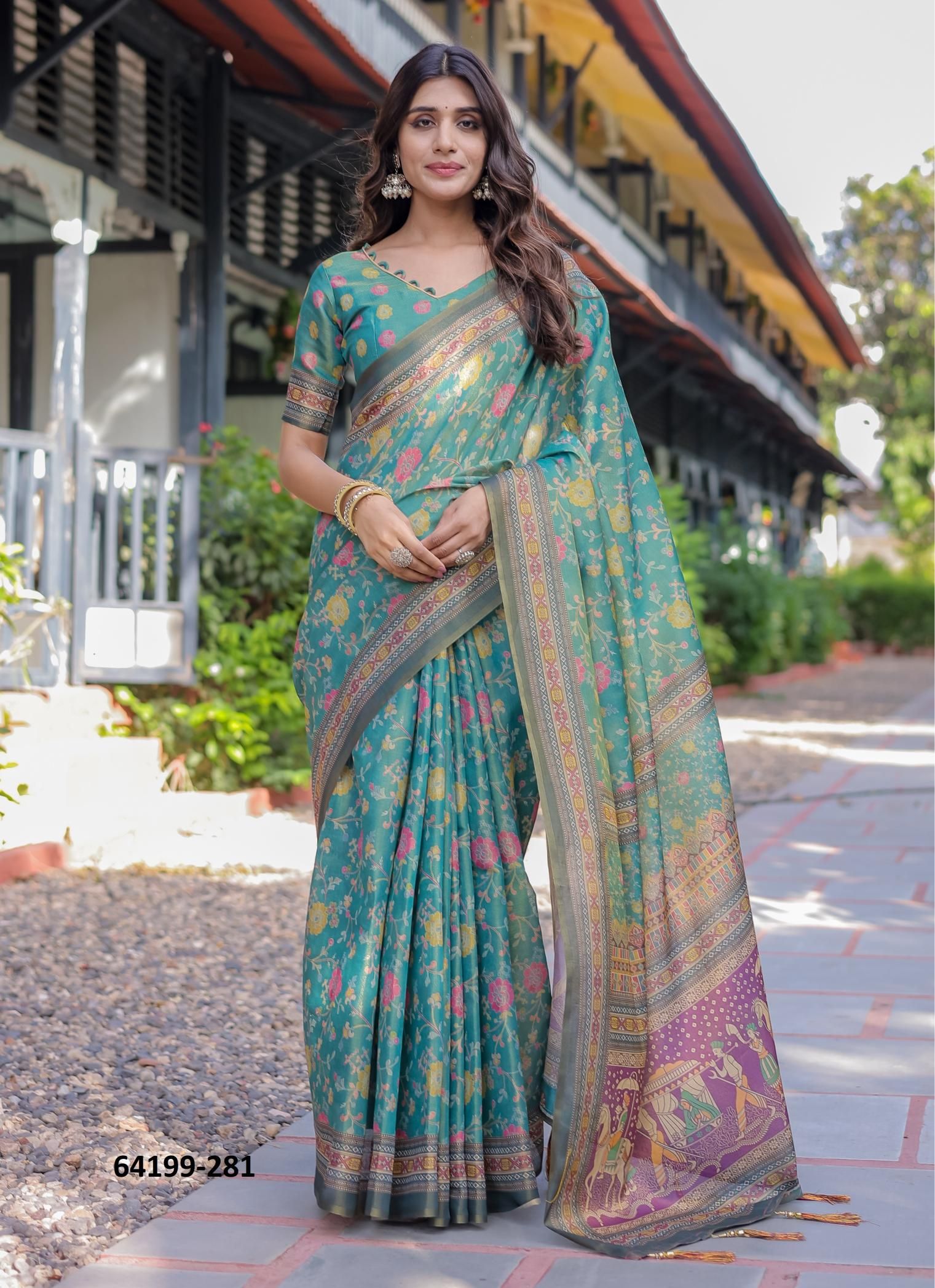 HANDLOOM COTTON SERIES 276-285 - Catalog # 64199 (Set of 10 Sarees) HANDLOOM COTTON SERIES 276-285 - Catalog # 64199 (Set of 10 Sarees)
