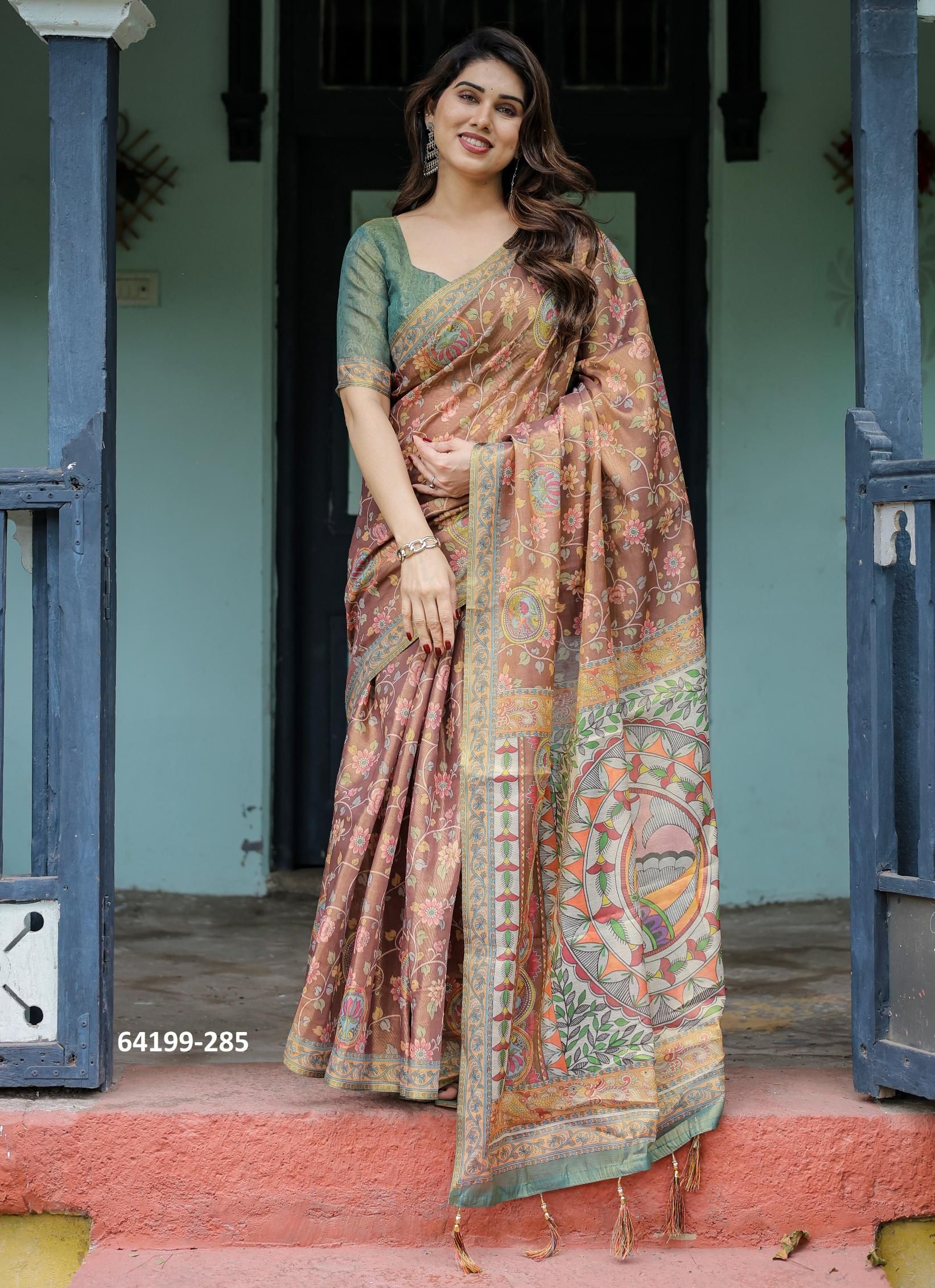 HANDLOOM COTTON SERIES 276-285 - Catalog # 64199 (Set of 10 Sarees) HANDLOOM COTTON SERIES 276-285 - Catalog # 64199 (Set of 10 Sarees)