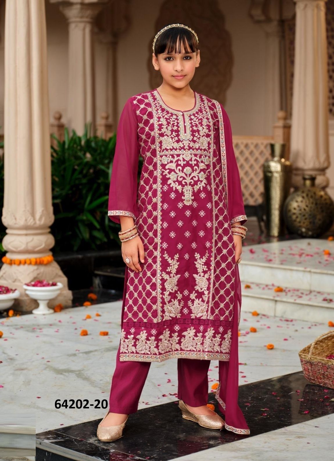 MINI VOGUE - Catalog # 64202 (Set of 3 Readymade Salwar Suits) MINI VOGUE - Catalog # 64202 (Set of 3 Readymade Salwar Suits)