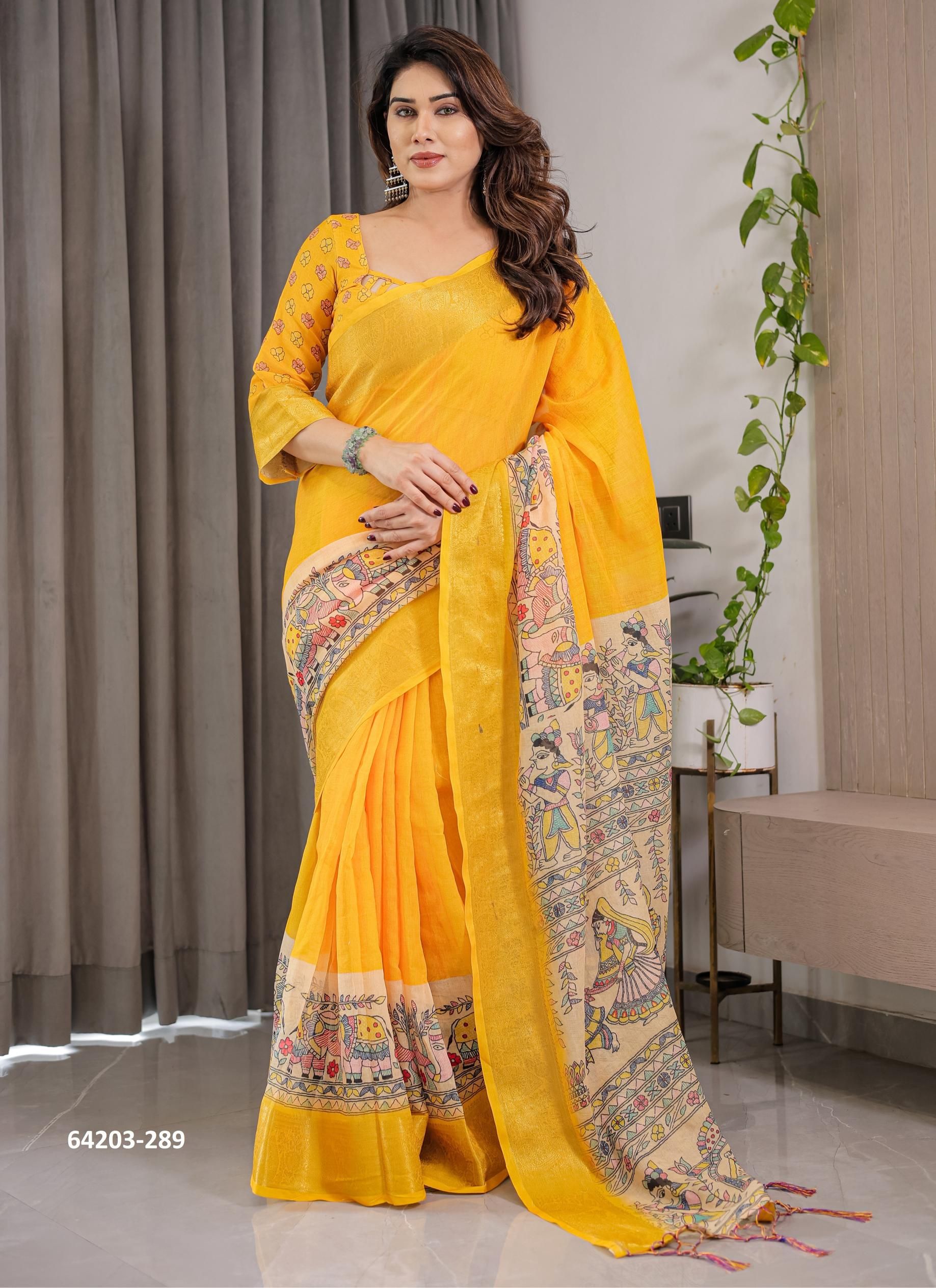 HANDLOOM COTTON SERIES 286-295 - Catalog # 64203 (Set of 10 Sarees) HANDLOOM COTTON SERIES 286-295 - Catalog # 64203 (Set of 10 Sarees)