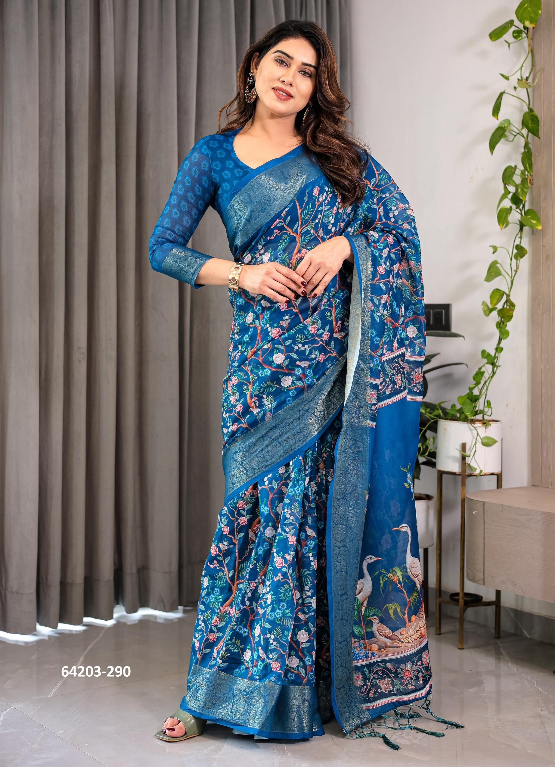 HANDLOOM COTTON SERIES 286-295 - Catalog # 64203 (Set of 10 Sarees) HANDLOOM COTTON SERIES 286-295 - Catalog # 64203 (Set of 10 Sarees)