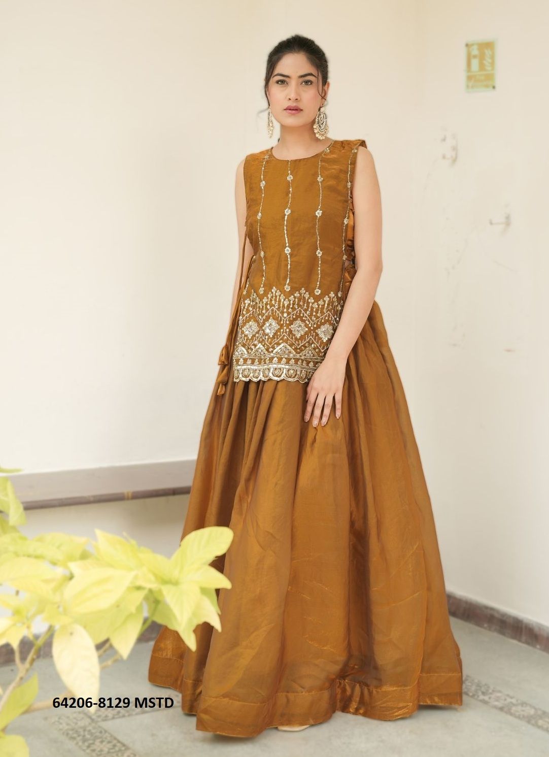 SERIES 8129 - Catalog # 64206 (Set of 2 Readymade Lehengas) SERIES 8129 - Catalog # 64206 (Set of 2 Readymade Lehengas)