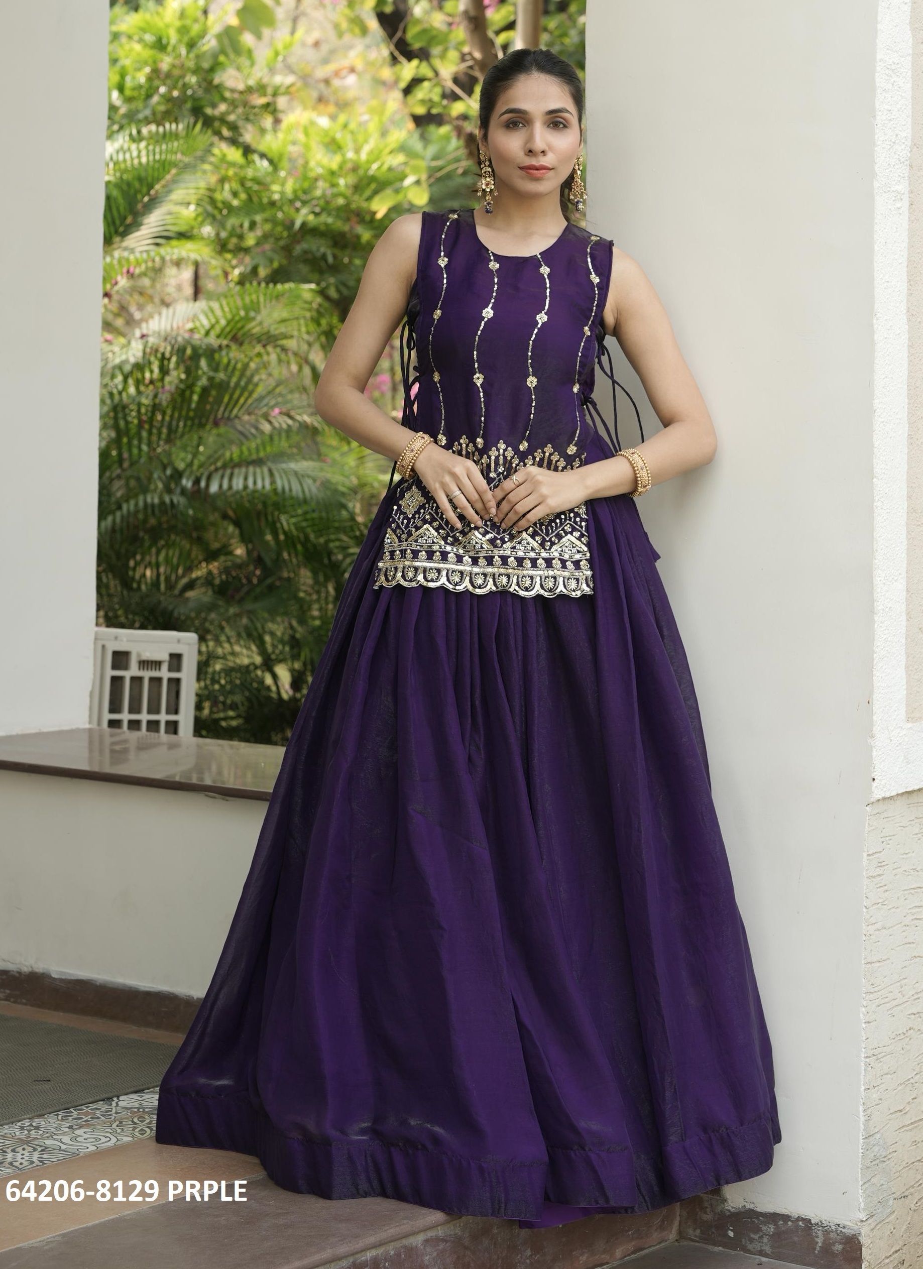 SERIES 8129 - Catalog # 64206 (Set of 2 Readymade Lehengas) SERIES 8129 - Catalog # 64206 (Set of 2 Readymade Lehengas)