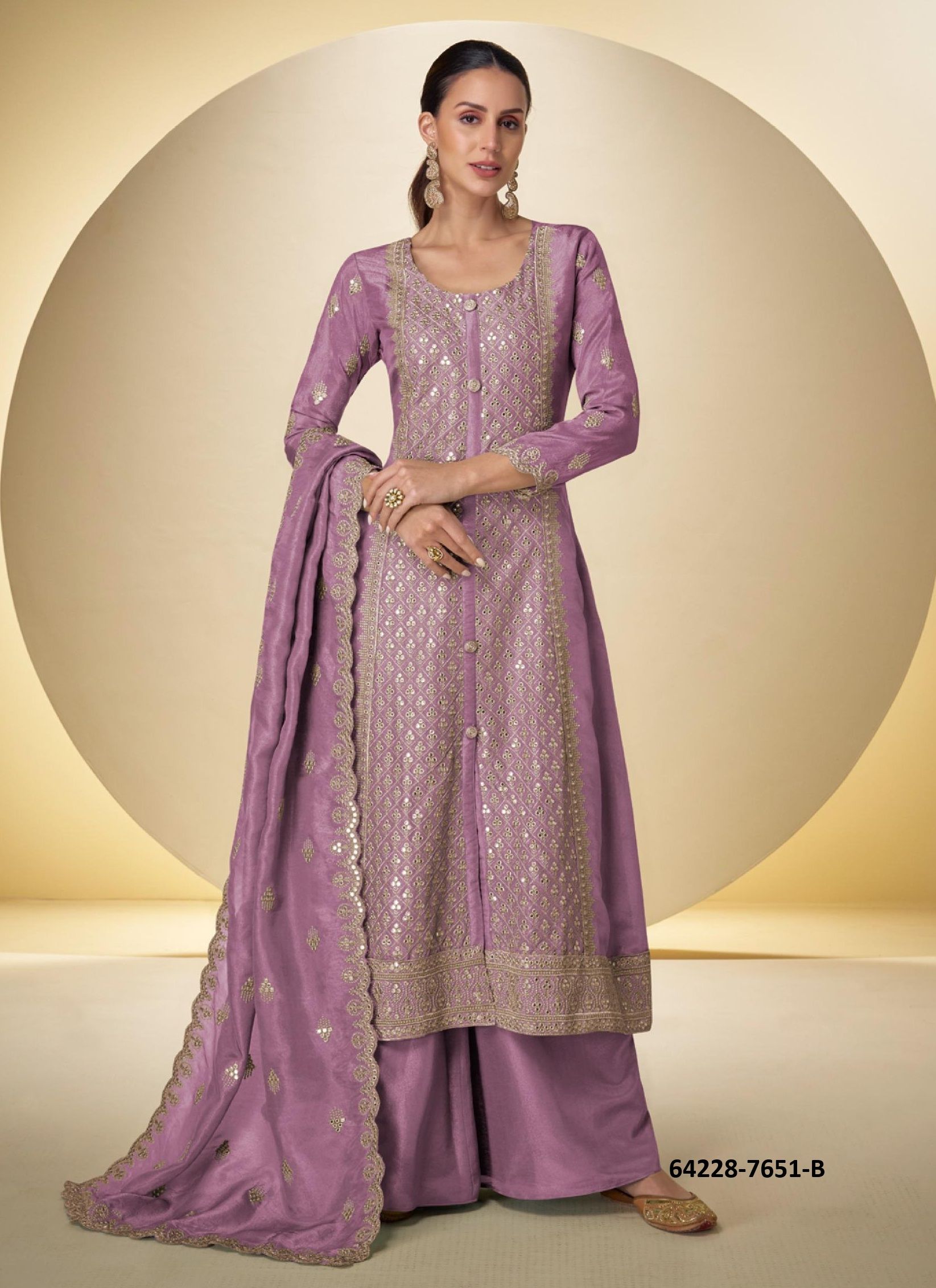 SAKHI - Catalog # 64228 (Set of 3 Readymade Salwar Suits) SAKHI - Catalog # 64228 (Set of 3 Readymade Salwar Suits)