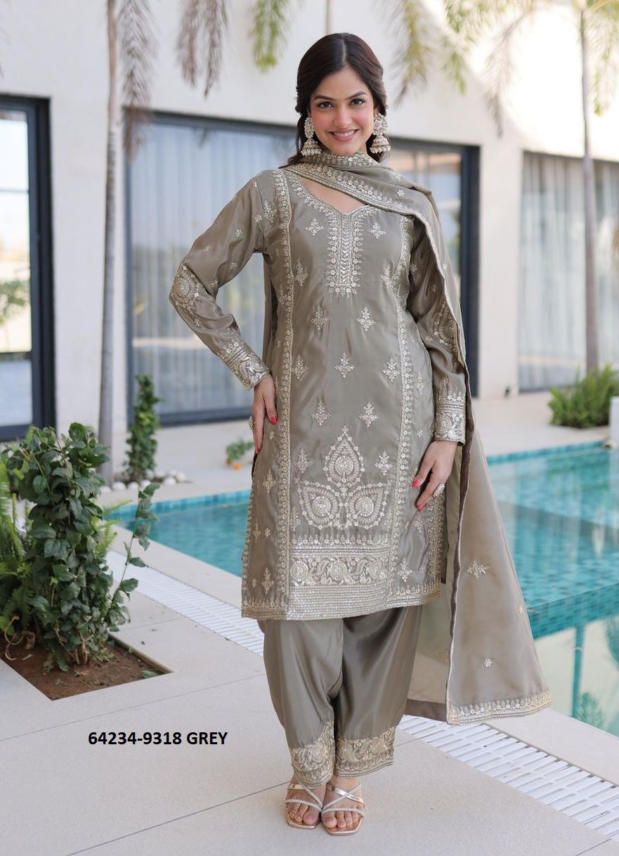 SERIES 9318 - Catalog # 64234 (Set of 2 Readymade Salwar Suits) SERIES 9318 - Catalog # 64234 (Set of 2 Readymade Salwar Suits)