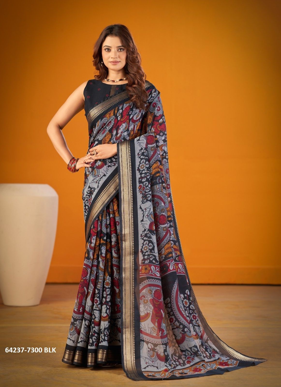VIRANSHI - Catalog # 64237 (Set of 4 Sarees) VIRANSHI - Catalog # 64237 (Set of 4 Sarees)