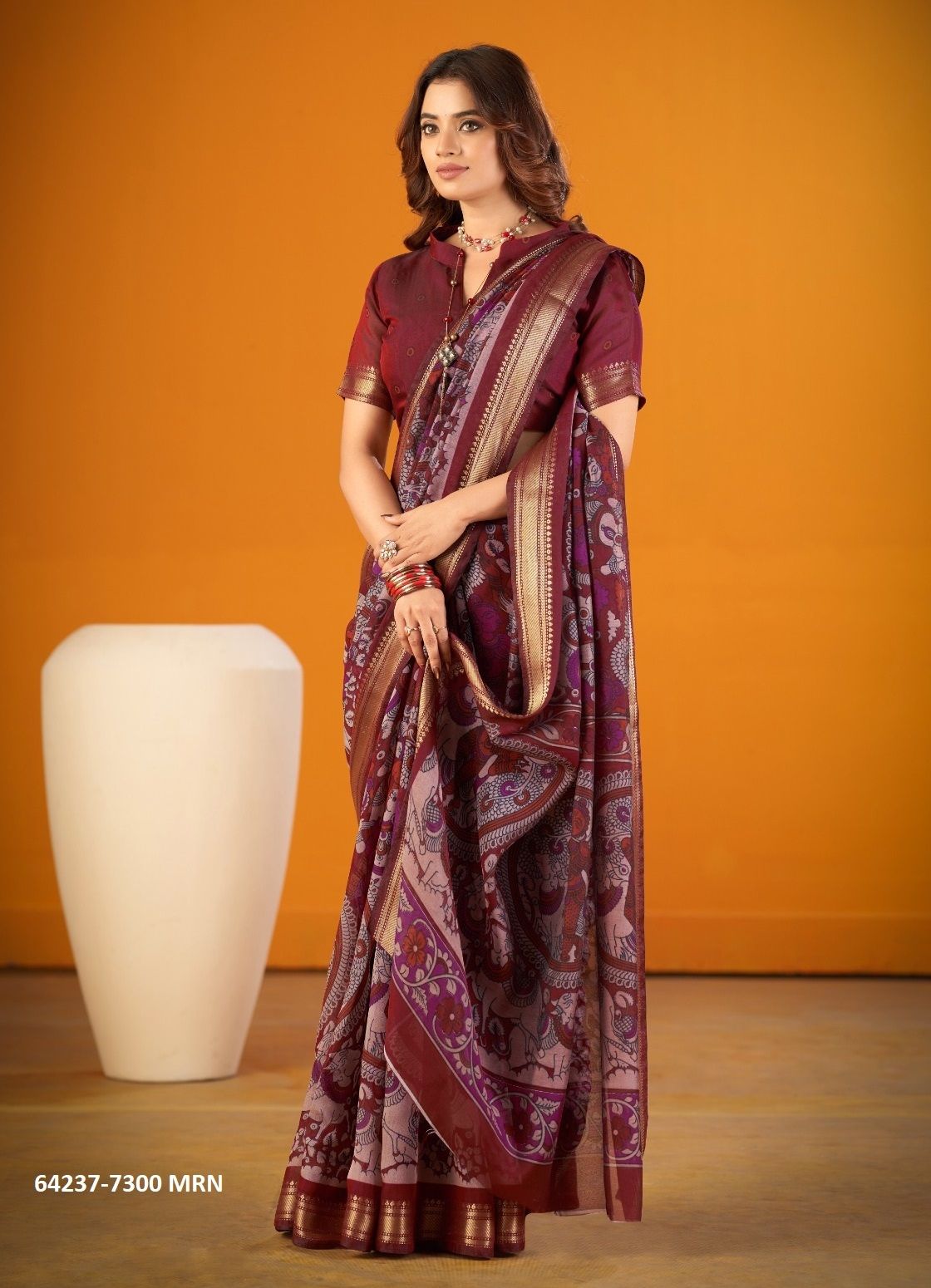 VIRANSHI - Catalog # 64237 (Set of 4 Sarees) VIRANSHI - Catalog # 64237 (Set of 4 Sarees)