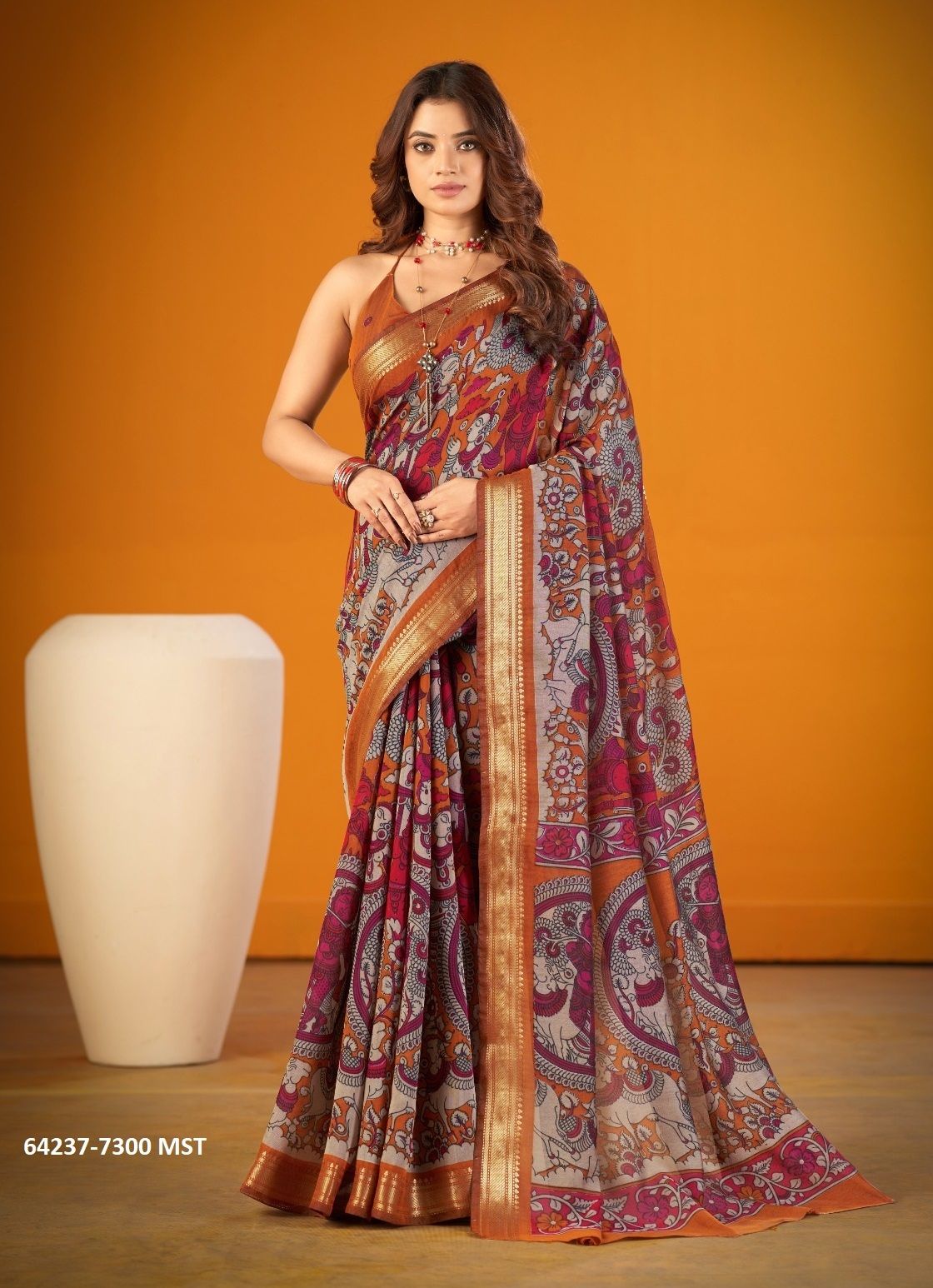 VIRANSHI - Catalog # 64237 (Set of 4 Sarees) VIRANSHI - Catalog # 64237 (Set of 4 Sarees)