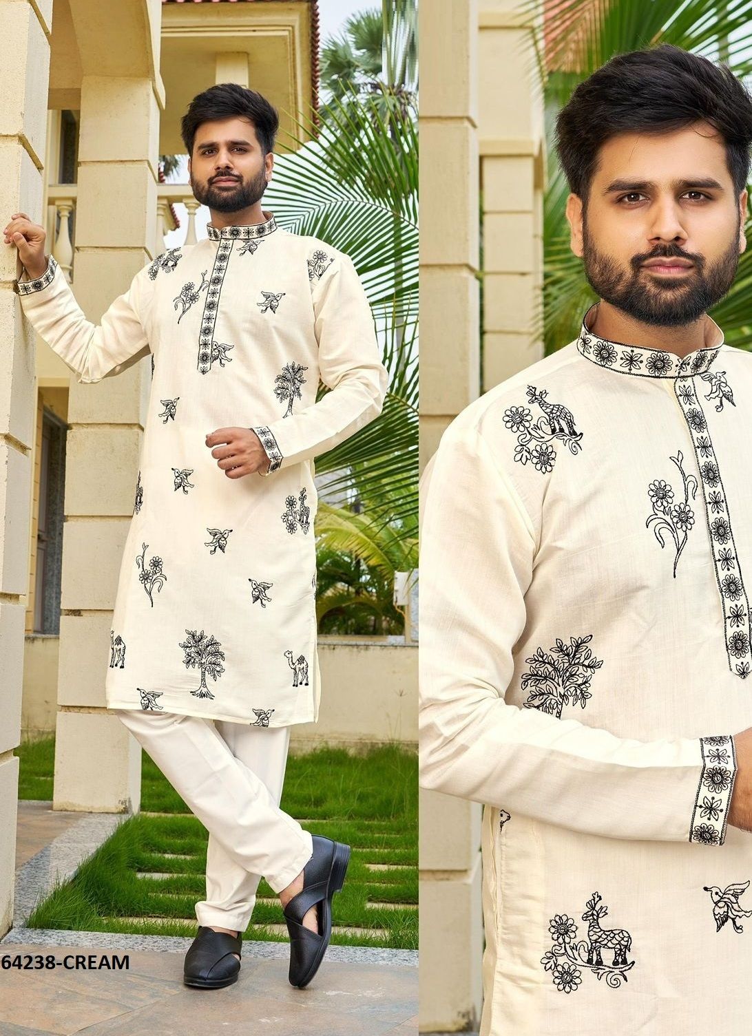 MANYAWAR - Catalog # 64238 (Set of 5 Men's Ethnic Wear) MANYAWAR - Catalog # 64238 (Set of 5 Men's Ethnic Wear)