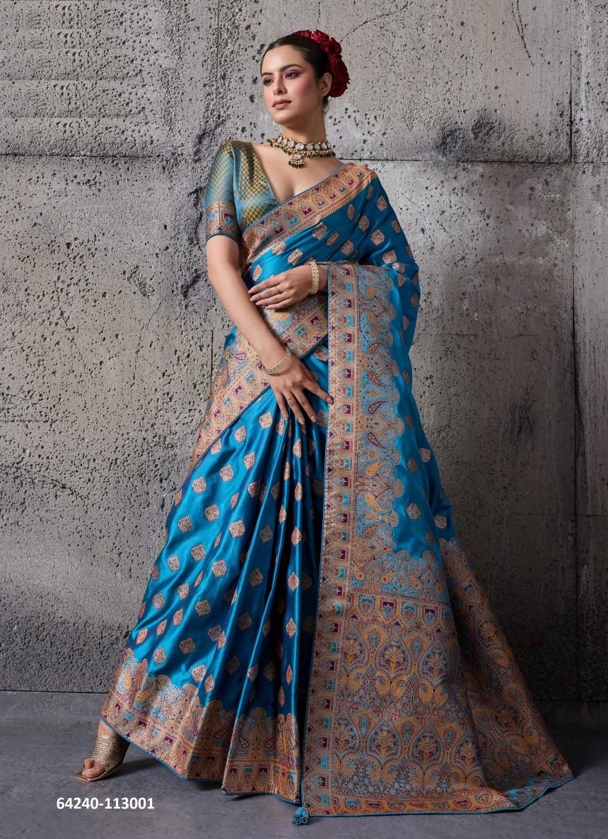 RIYASAT - Catalog # 64240 (Set of 4 Sarees) RIYASAT - Catalog # 64240 (Set of 4 Sarees)