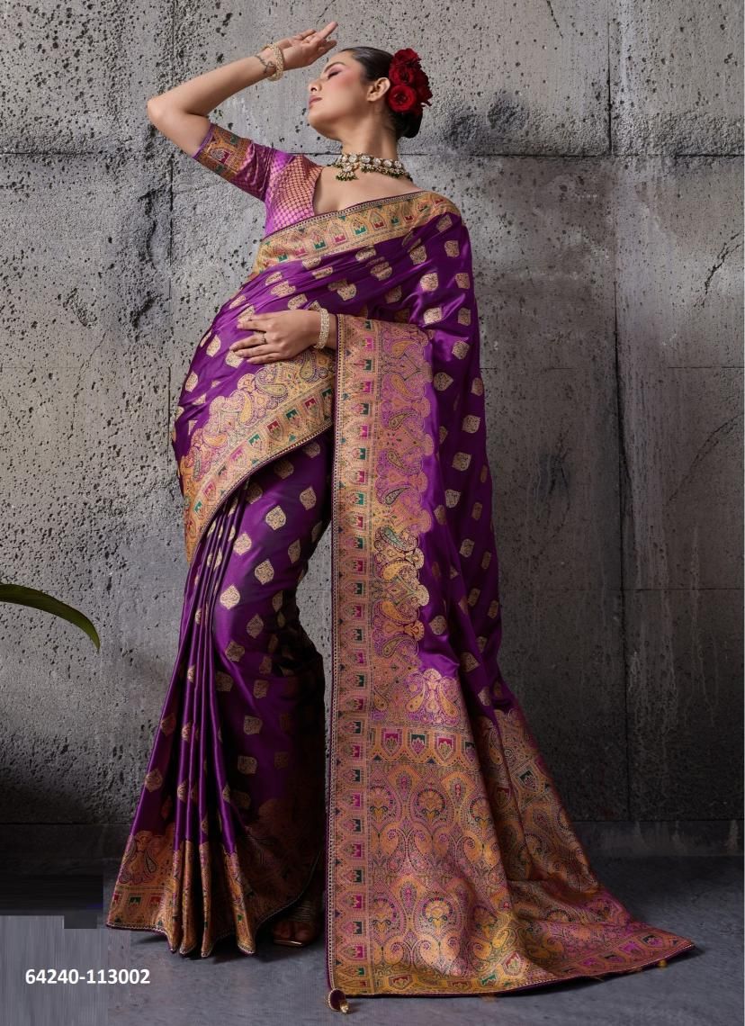RIYASAT - Catalog # 64240 (Set of 4 Sarees) RIYASAT - Catalog # 64240 (Set of 4 Sarees)