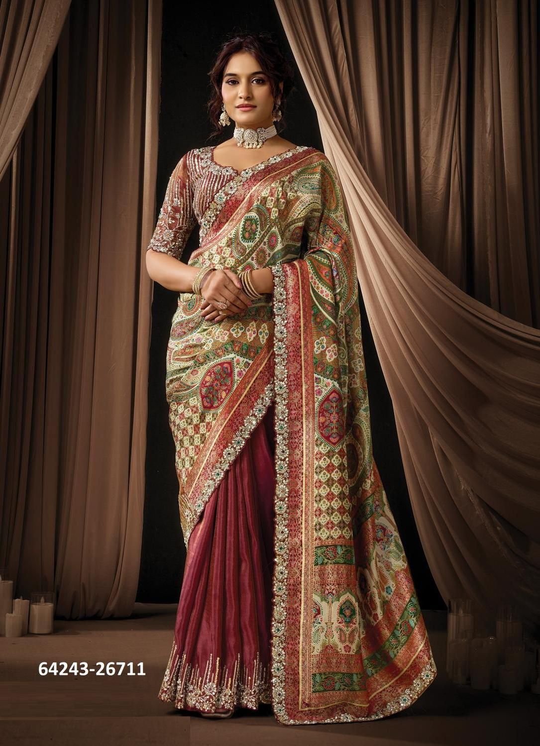 AAKRITI - Catalog # 64243 (Set of 15 Sarees) AAKRITI - Catalog # 64243 (Set of 15 Sarees)