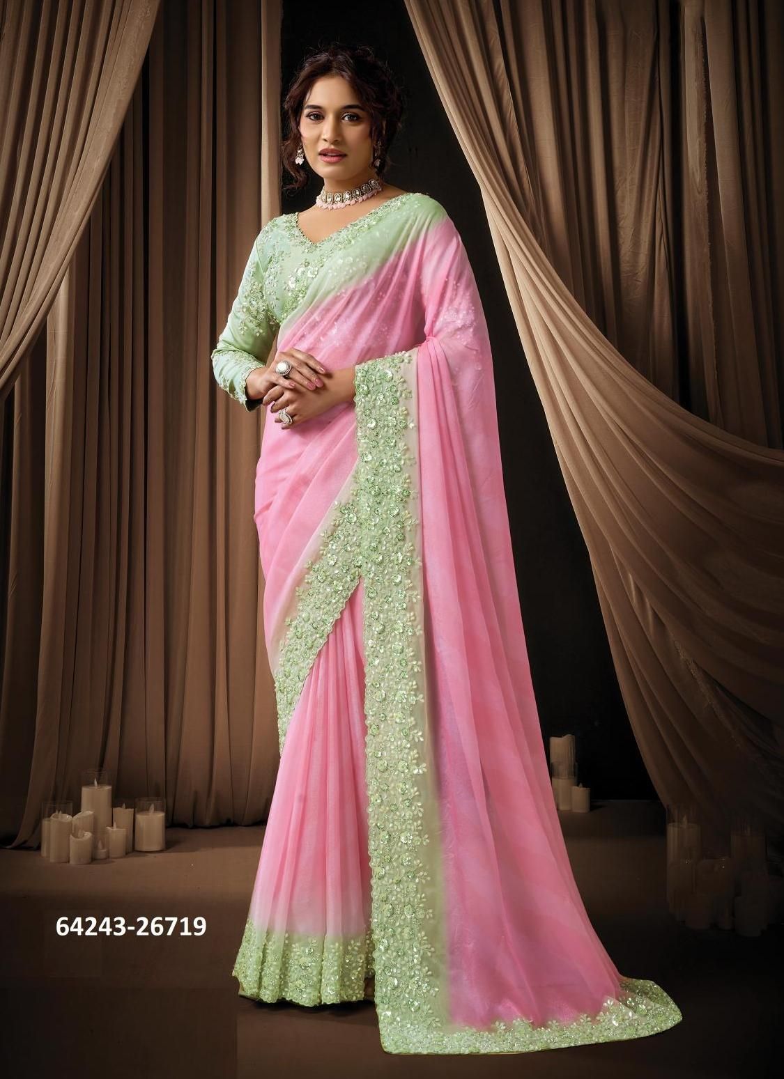 AAKRITI - Catalog # 64243 (Set of 15 Sarees) AAKRITI - Catalog # 64243 (Set of 15 Sarees)