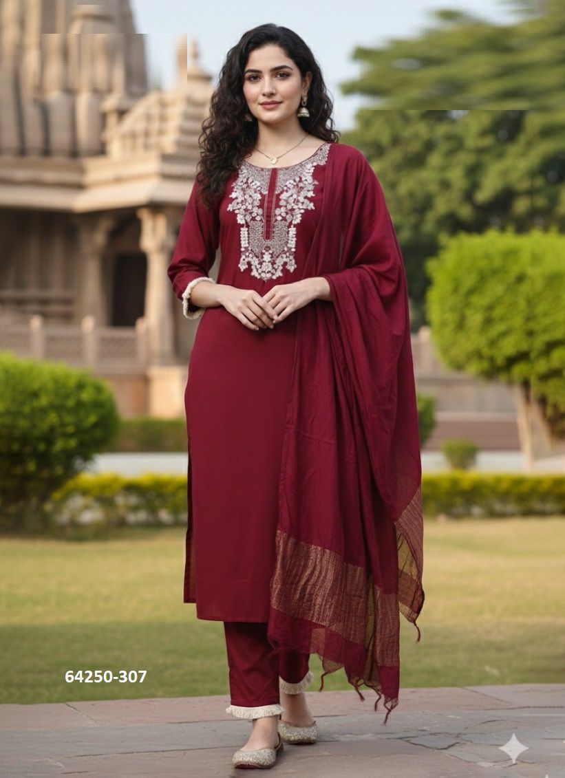 NAVYA - Catalog # 64250 (Set of 7 Readymade Salwar Suits)