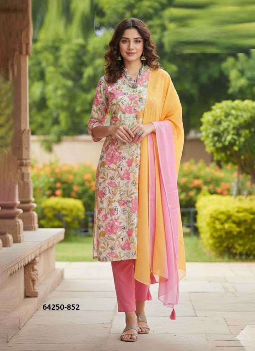 NAVYA - Catalog # 64250 (Set of 7 Readymade Salwar Suits)