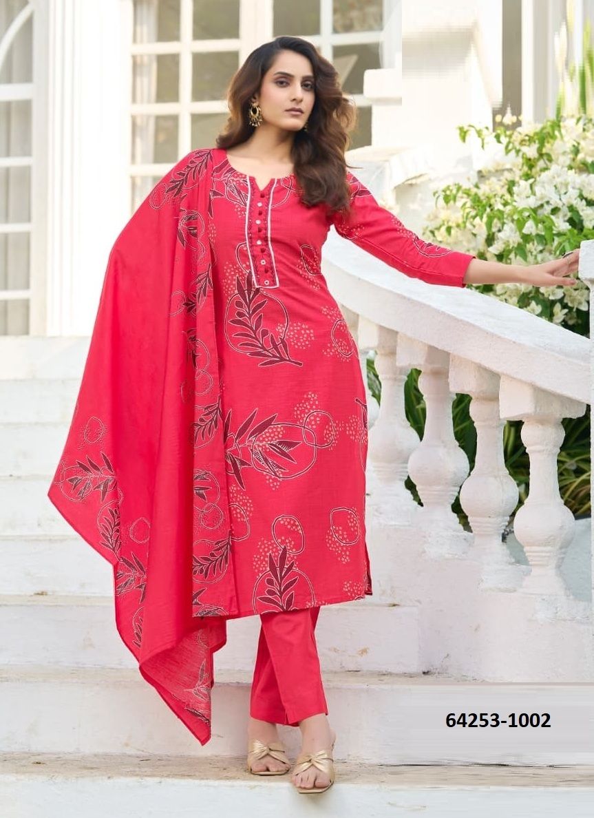 TANYA - Catalog # 64253 (Set of 6 Readymade Salwar Suits)