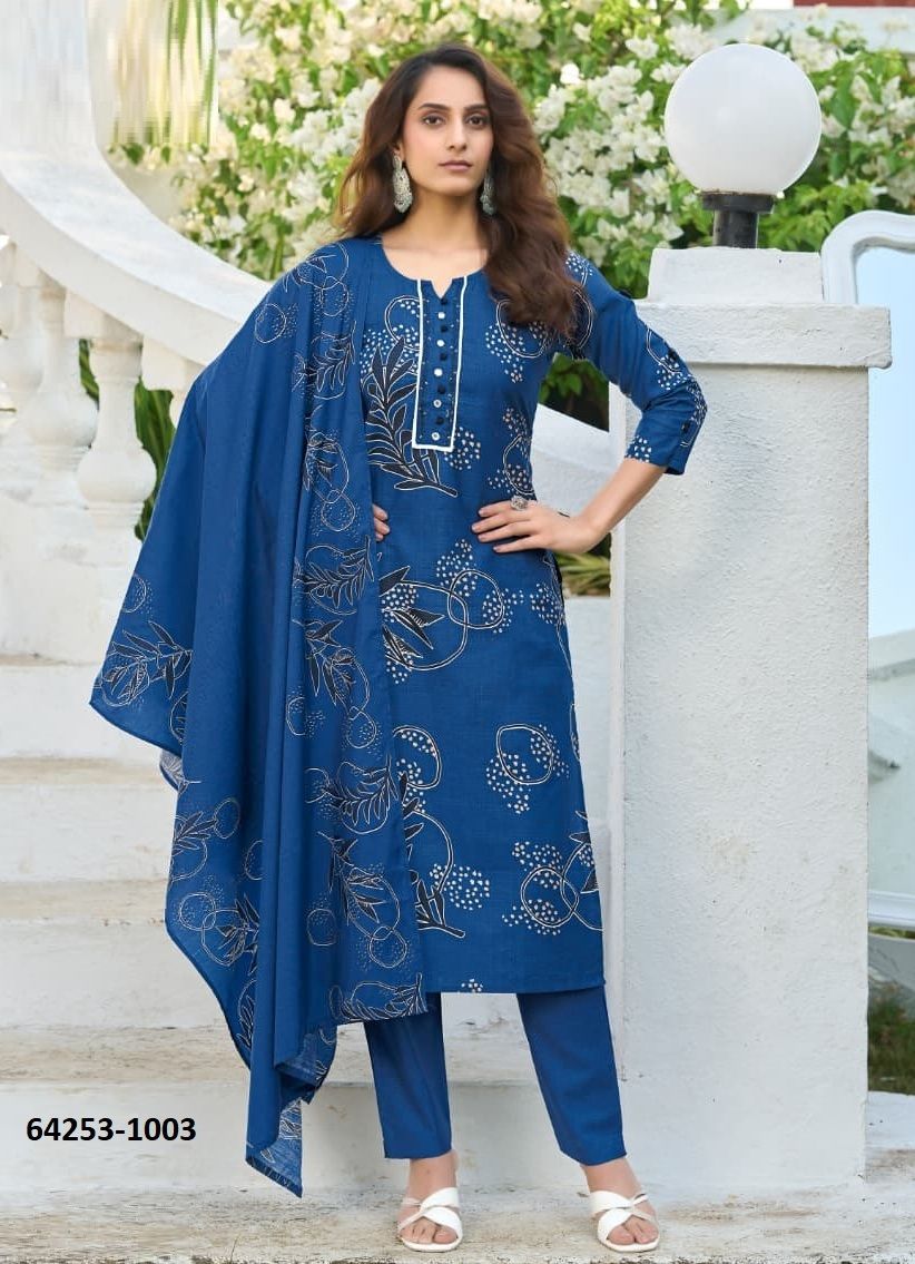 TANYA - Catalog # 64253 (Set of 6 Readymade Salwar Suits)
