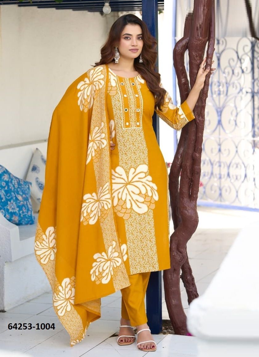 TANYA - Catalog # 64253 (Set of 6 Readymade Salwar Suits)