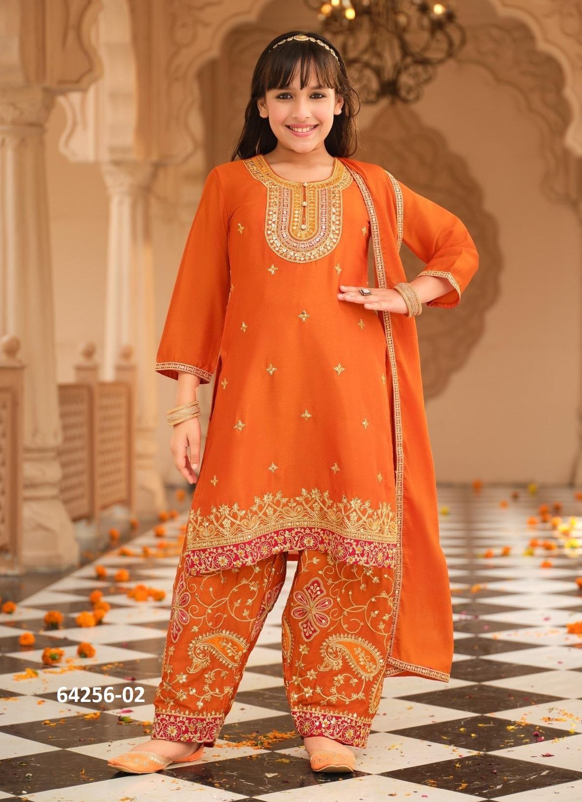 DREAMY - Catalog # 64256 (Set of 3 Readymade Salwar Suits)
