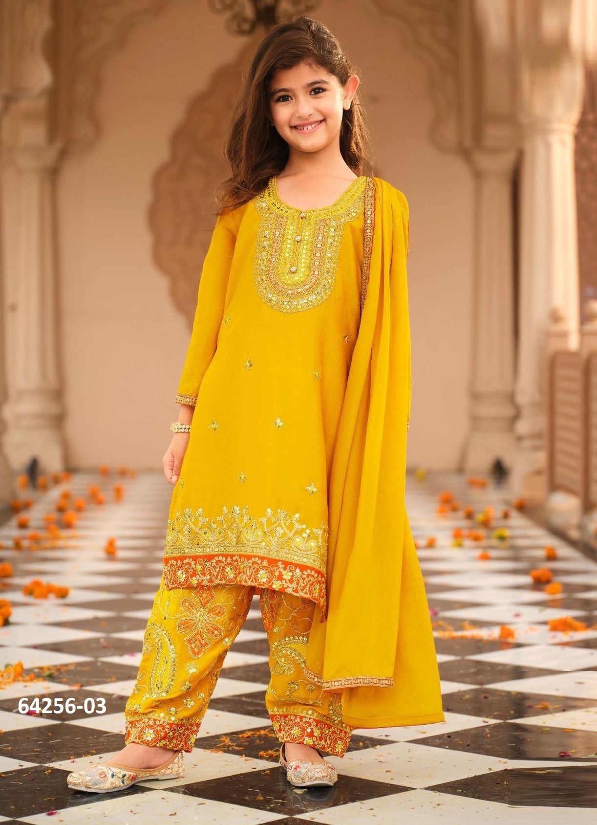 DREAMY - Catalog # 64256 (Set of 3 Readymade Salwar Suits)
