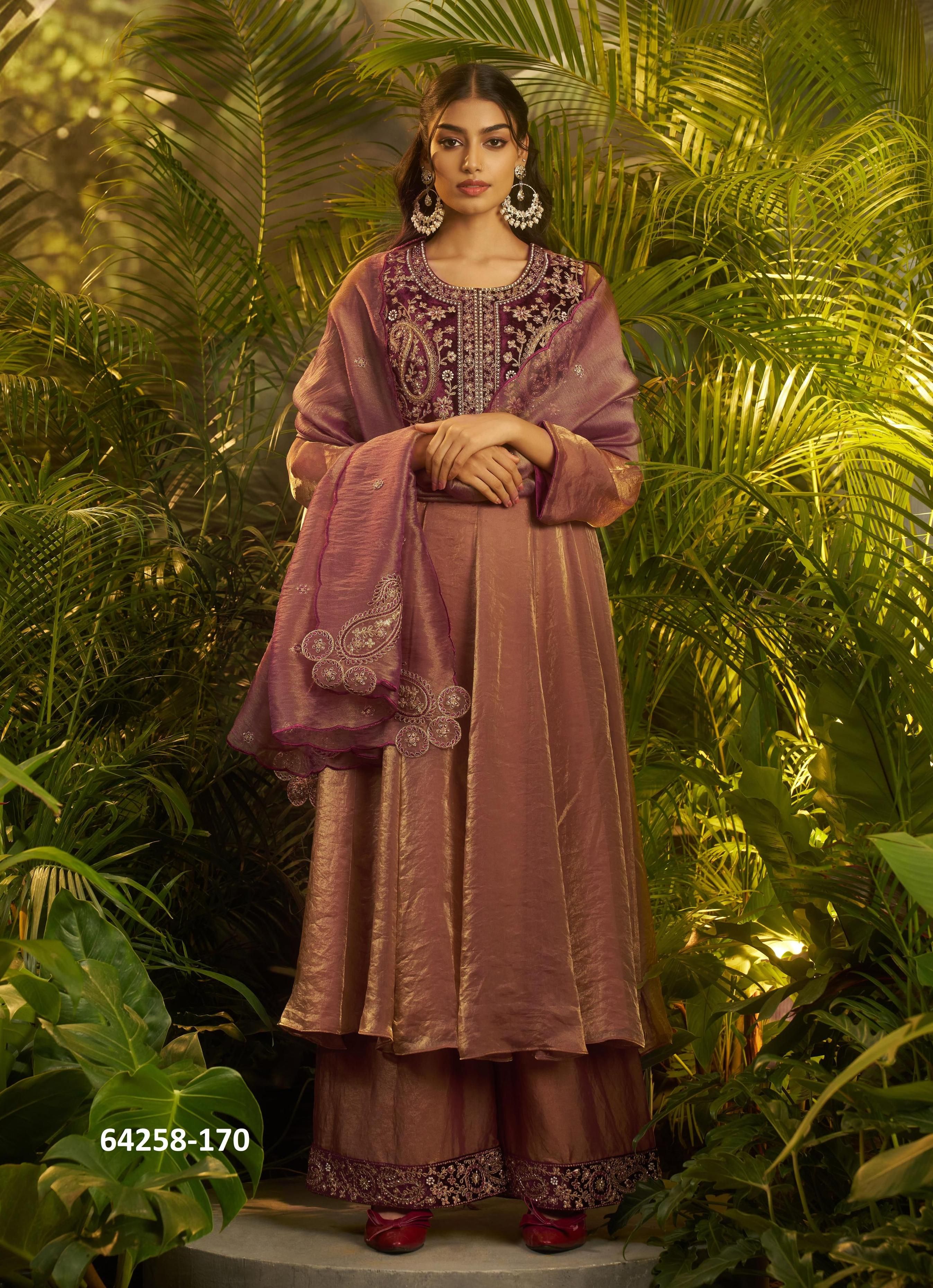 TEHJEEB - Catalog # 64258 (Set of 6 Readymade Salwar Suits) TEHJEEB - Catalog # 64258 (Set of 6 Readymade Salwar Suits)