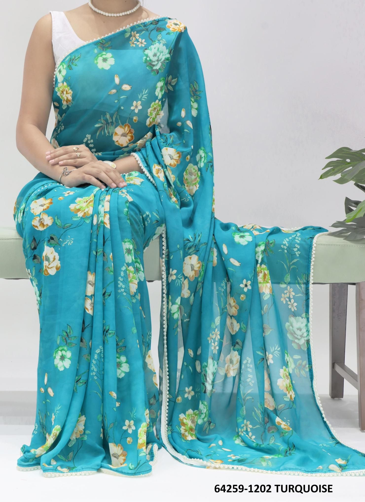 SERIES 1202 - Catalog # 64259 (Set of 4 Sarees)
