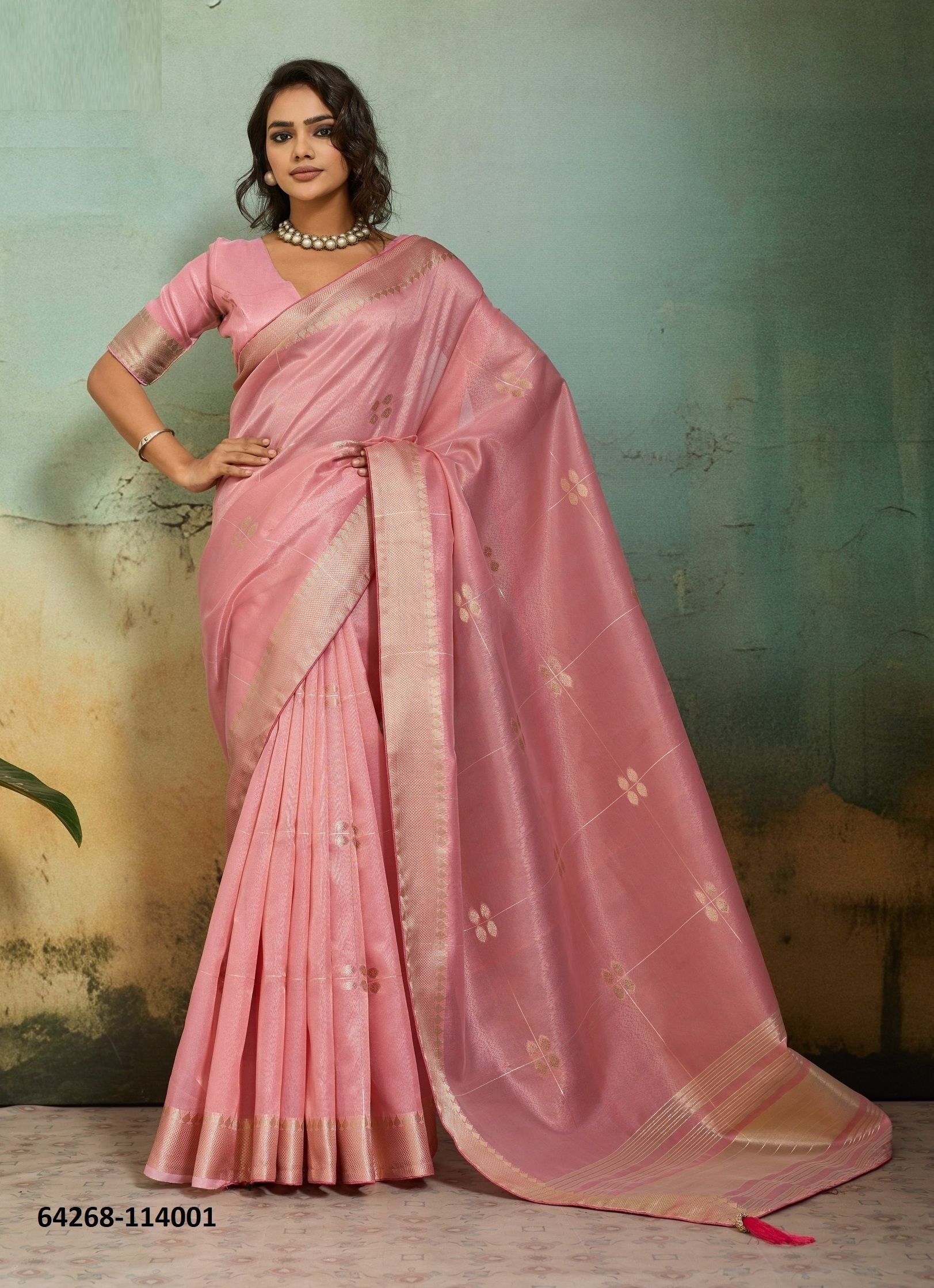OSHEE - Catalog # 64268 (Set of 4 Sarees) OSHEE - Catalog # 64268 (Set of 4 Sarees)