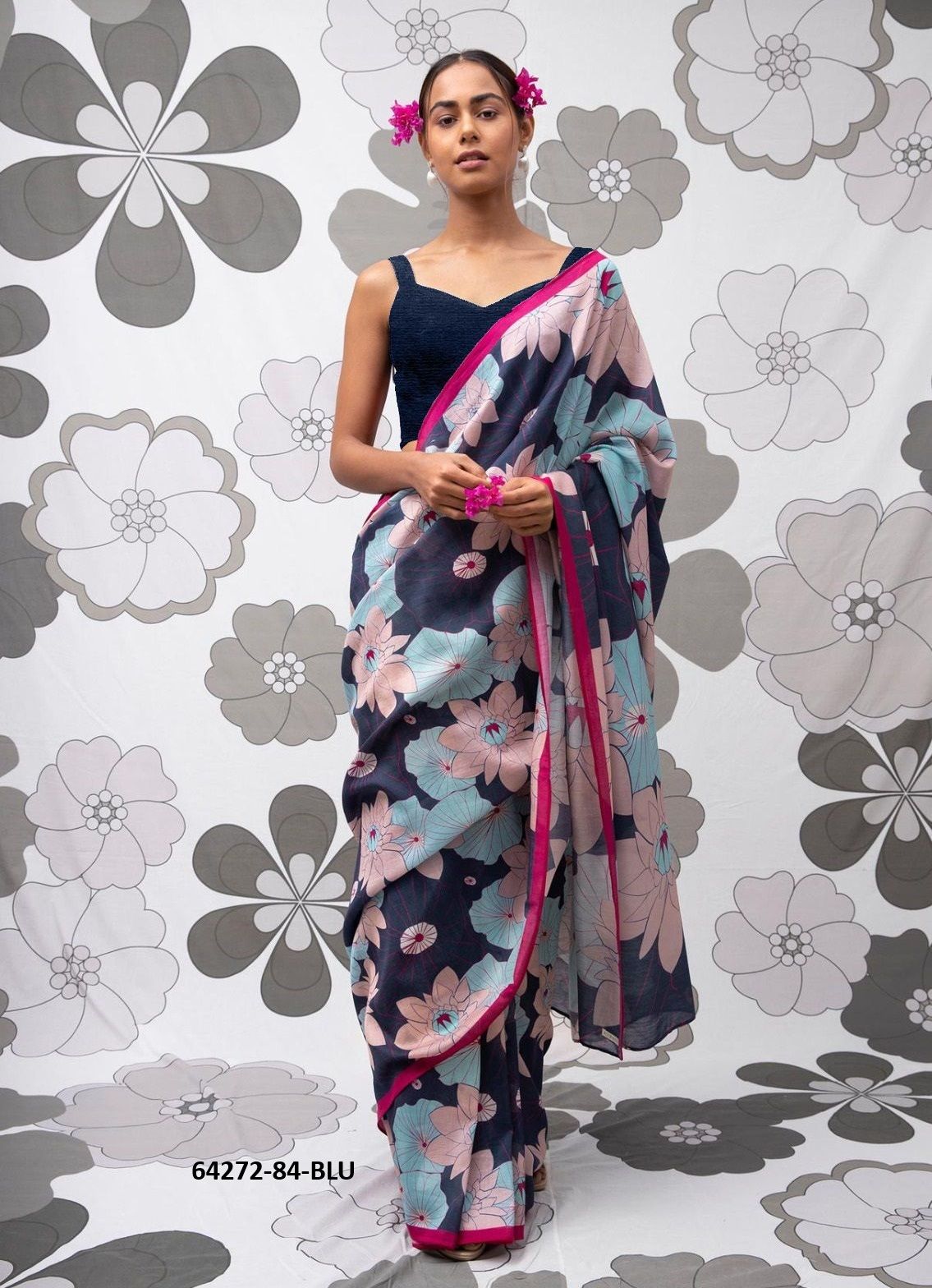 SERIES 84 - Catalog # 64272 (Set of 2 Sarees) SERIES 84 - Catalog # 64272 (Set of 2 Sarees)